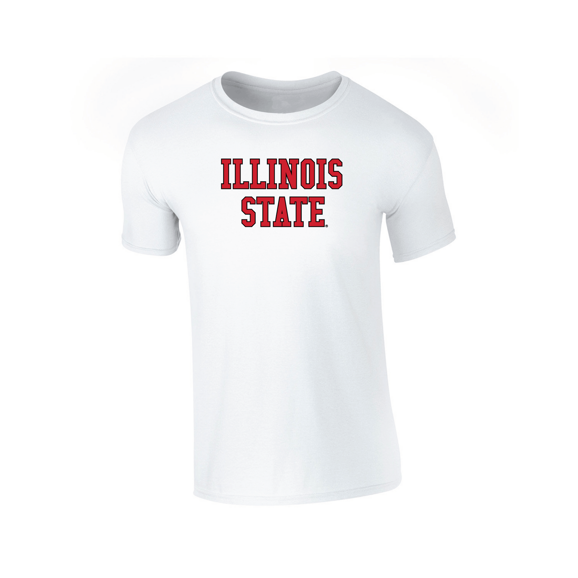 Illinois State University Redbirds Block Adult T-Shirt