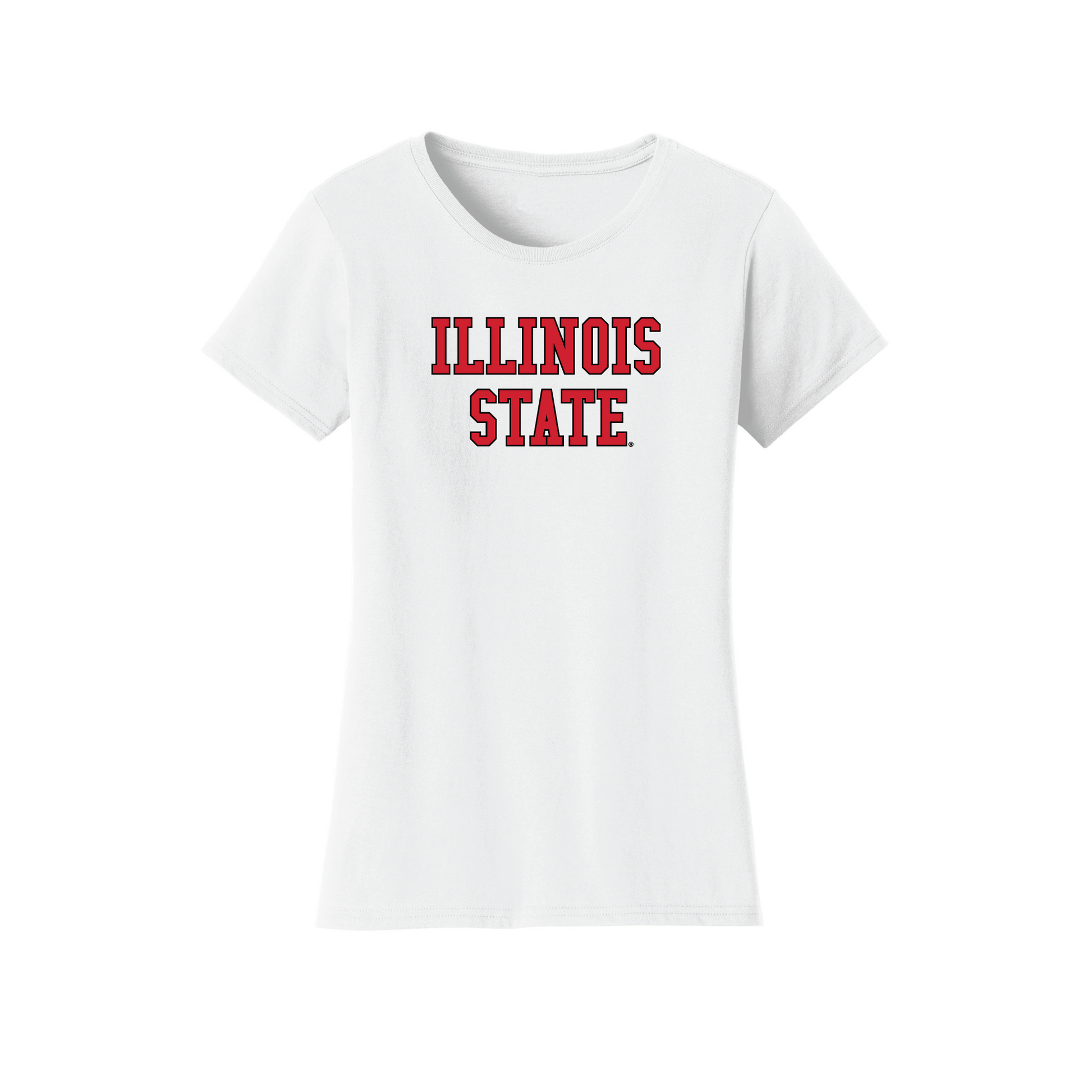 Illinois State University Redbirds Block Womens T-Shirt