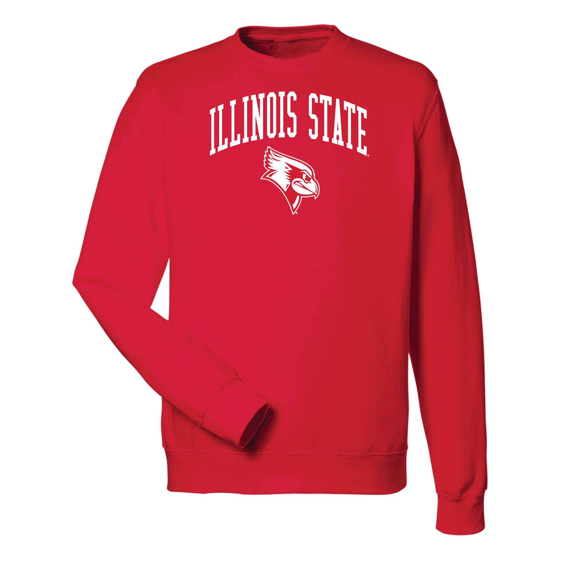 Illinois State University Redbirds Jumbo Arch Crewneck Sweatshirt
