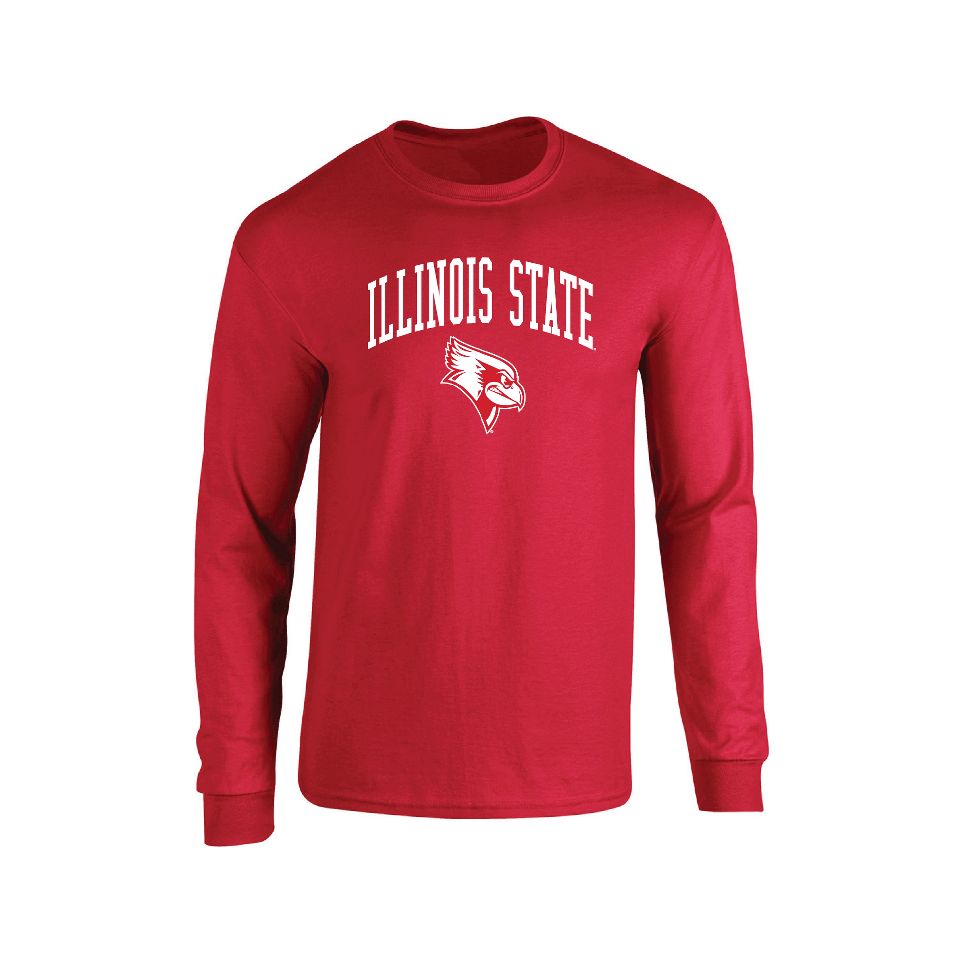 Illinois State University Redbirds Jumbo Arch Adult Long Sleeve T-Shirt