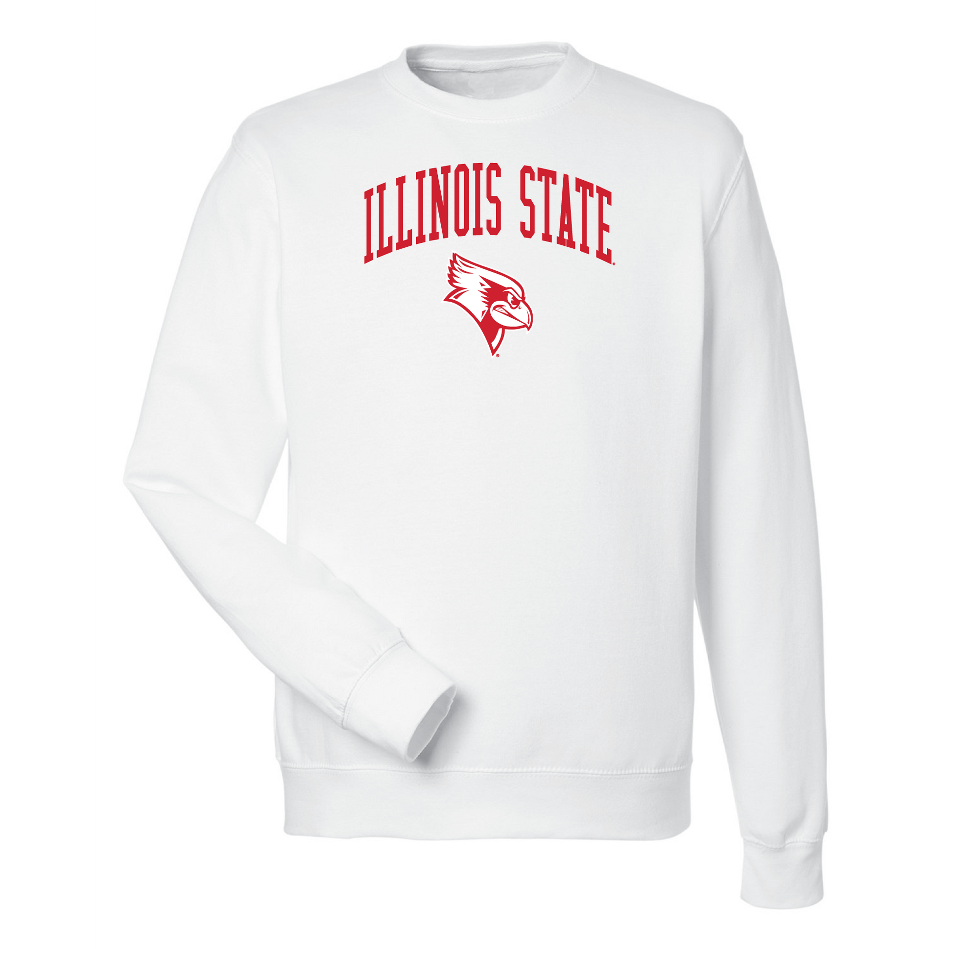 Illinois State University Redbirds Jumbo Arch Crewneck Sweatshirt