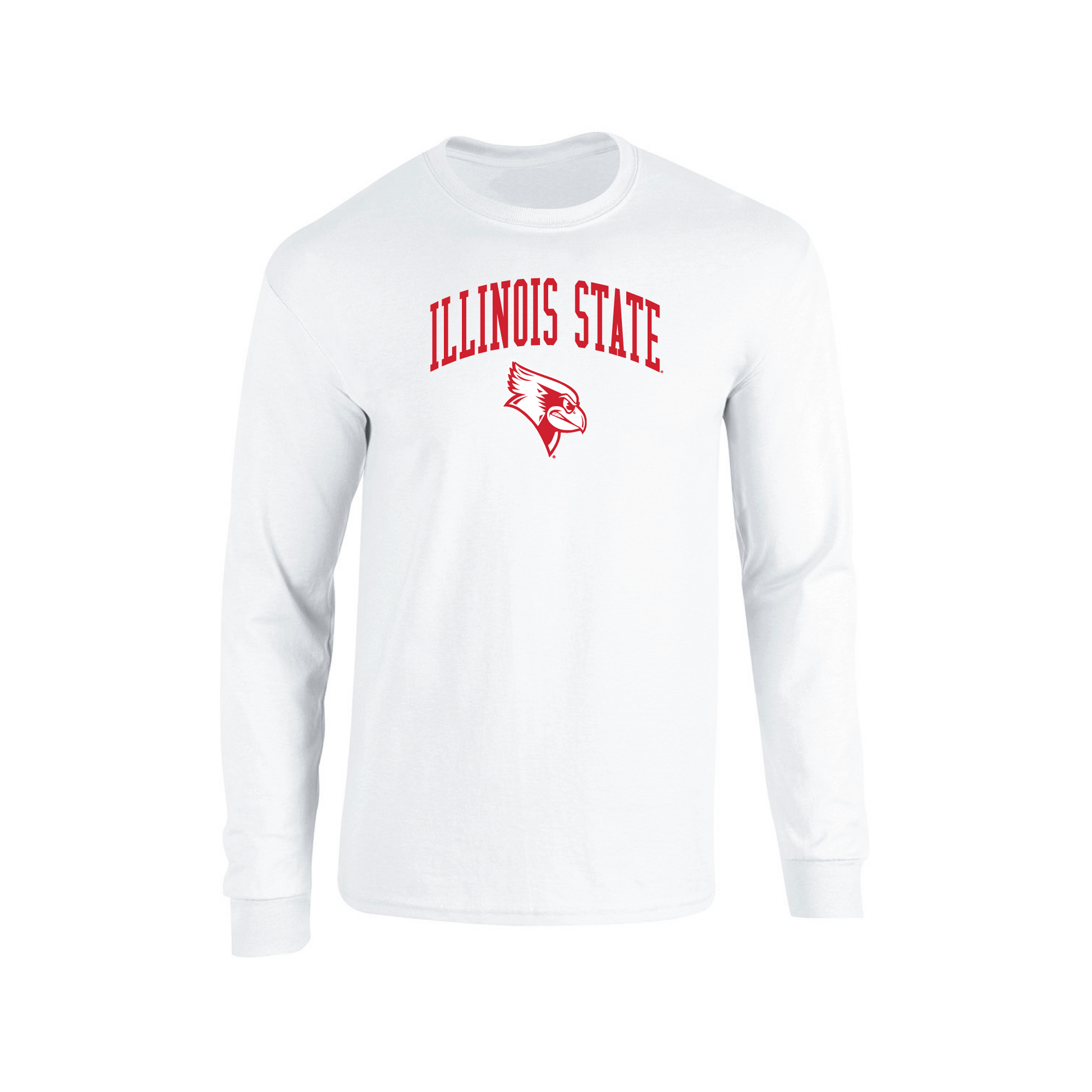 Illinois State University Redbirds Jumbo Arch Adult Long Sleeve T-Shirt