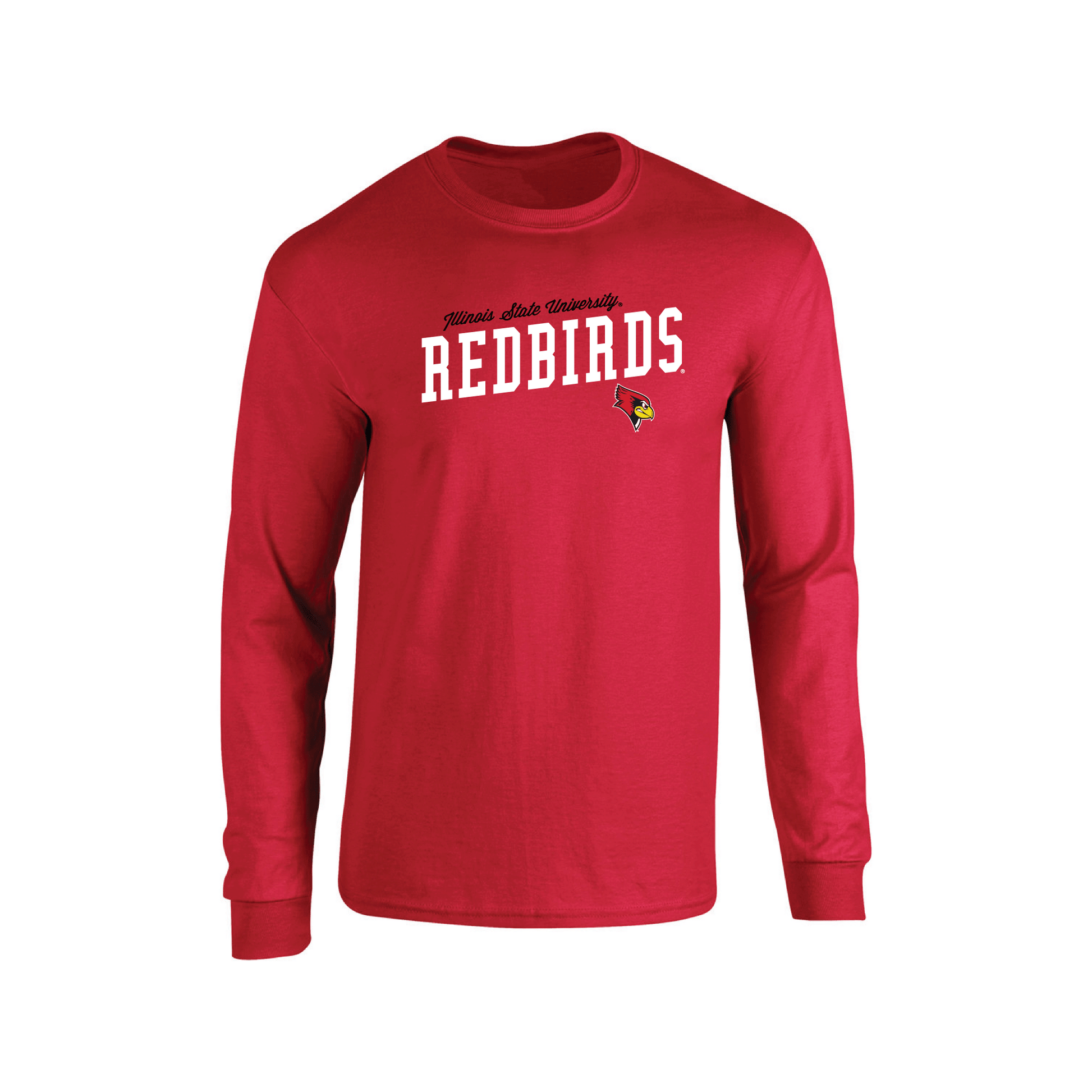 Illinois State University Redbirds Uphill Victory Adult Long Sleeve T-Shirt