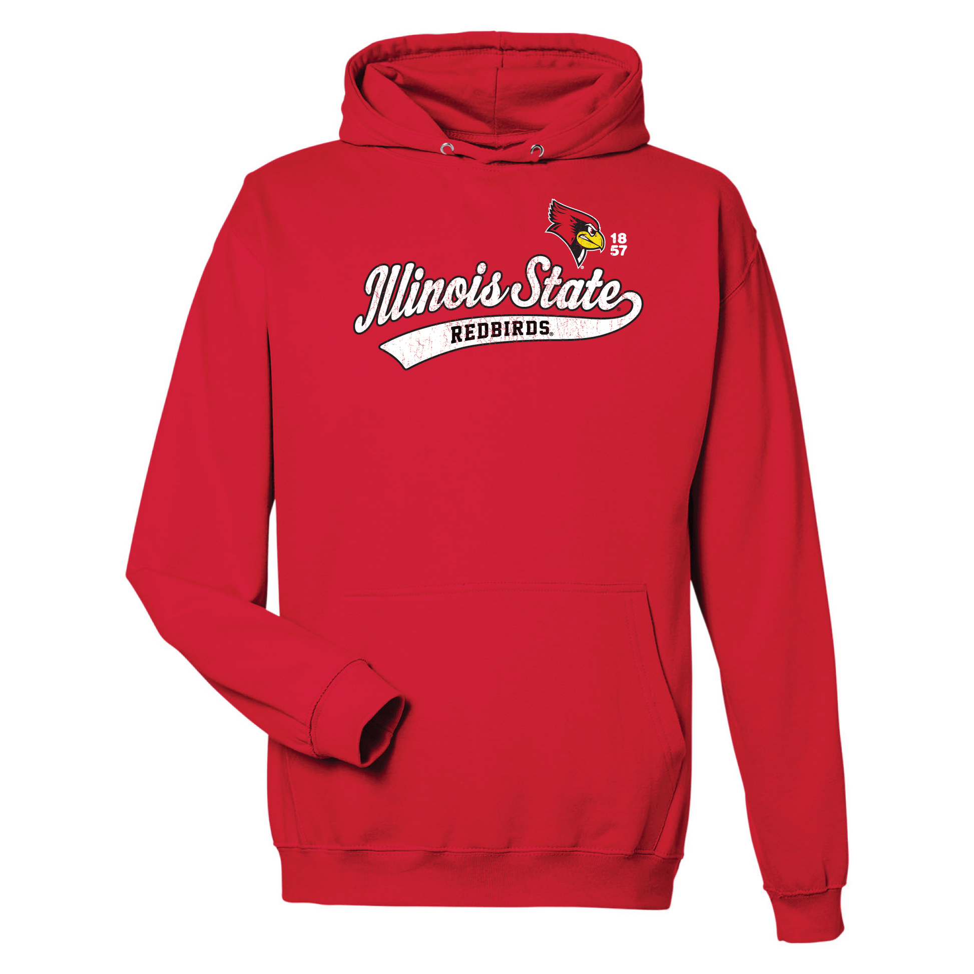 Illinois State University Redbirds Old School Hooded Sweatshirt