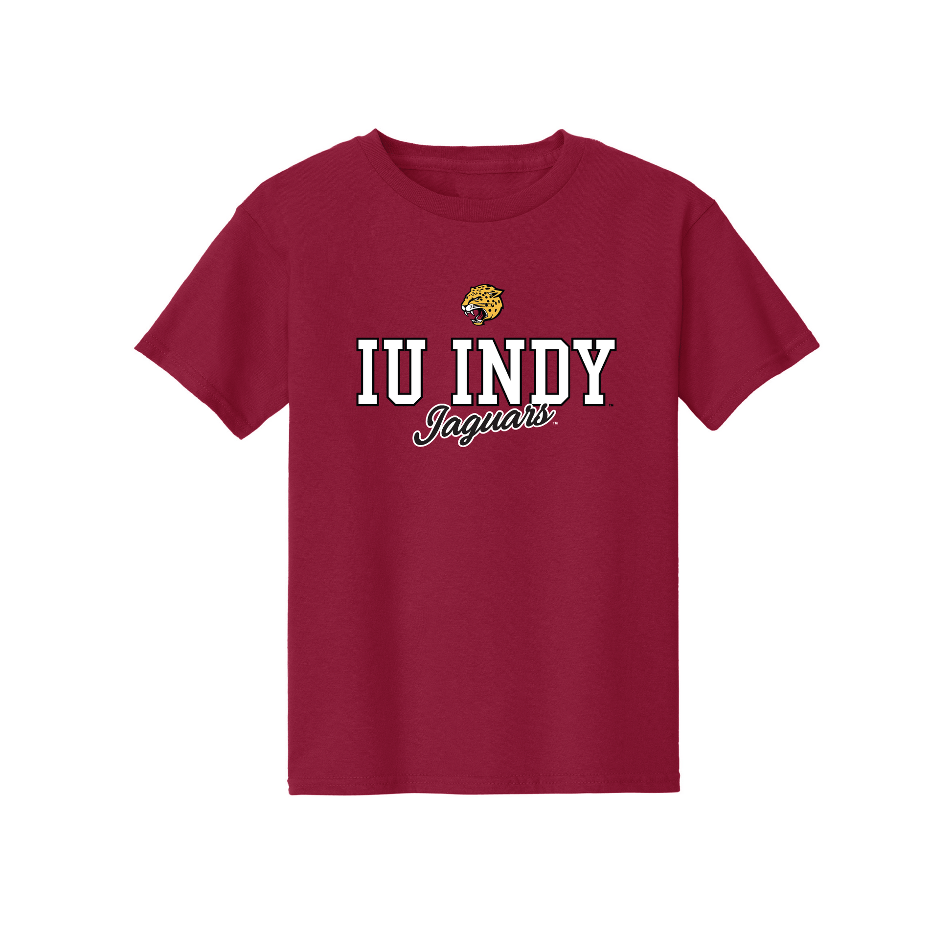 Indiana University Indianapolis Jaguars Campus Script Youth T-Shirt