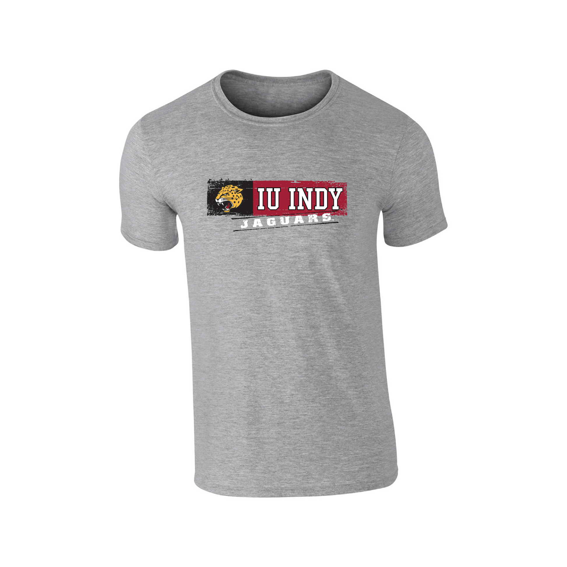 Indiana University Indianapolis Jaguars Sticker Adult T-Shirt