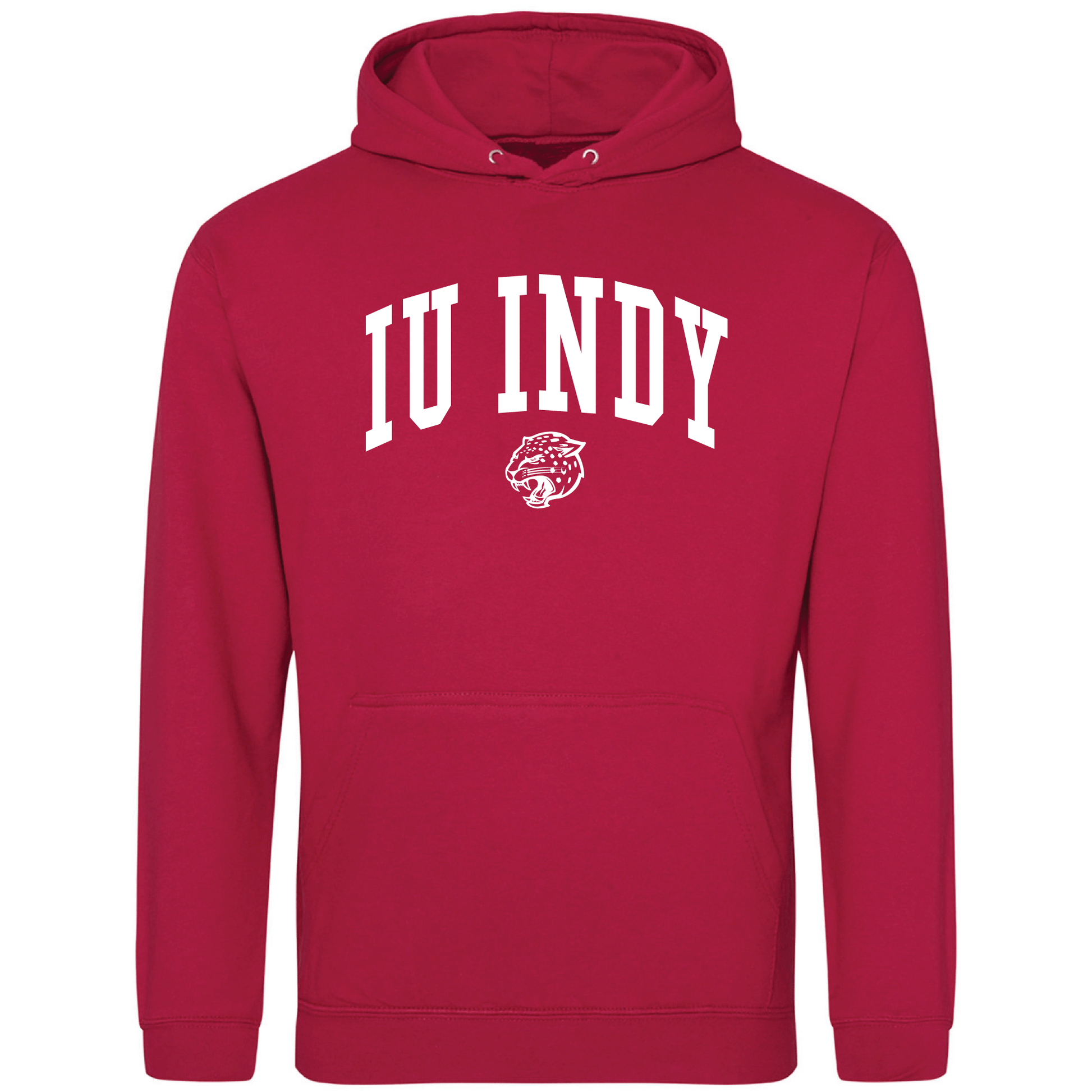 Indiana University Indianapolis Jaguars Jumbo Arch Hooded Sweatshirt