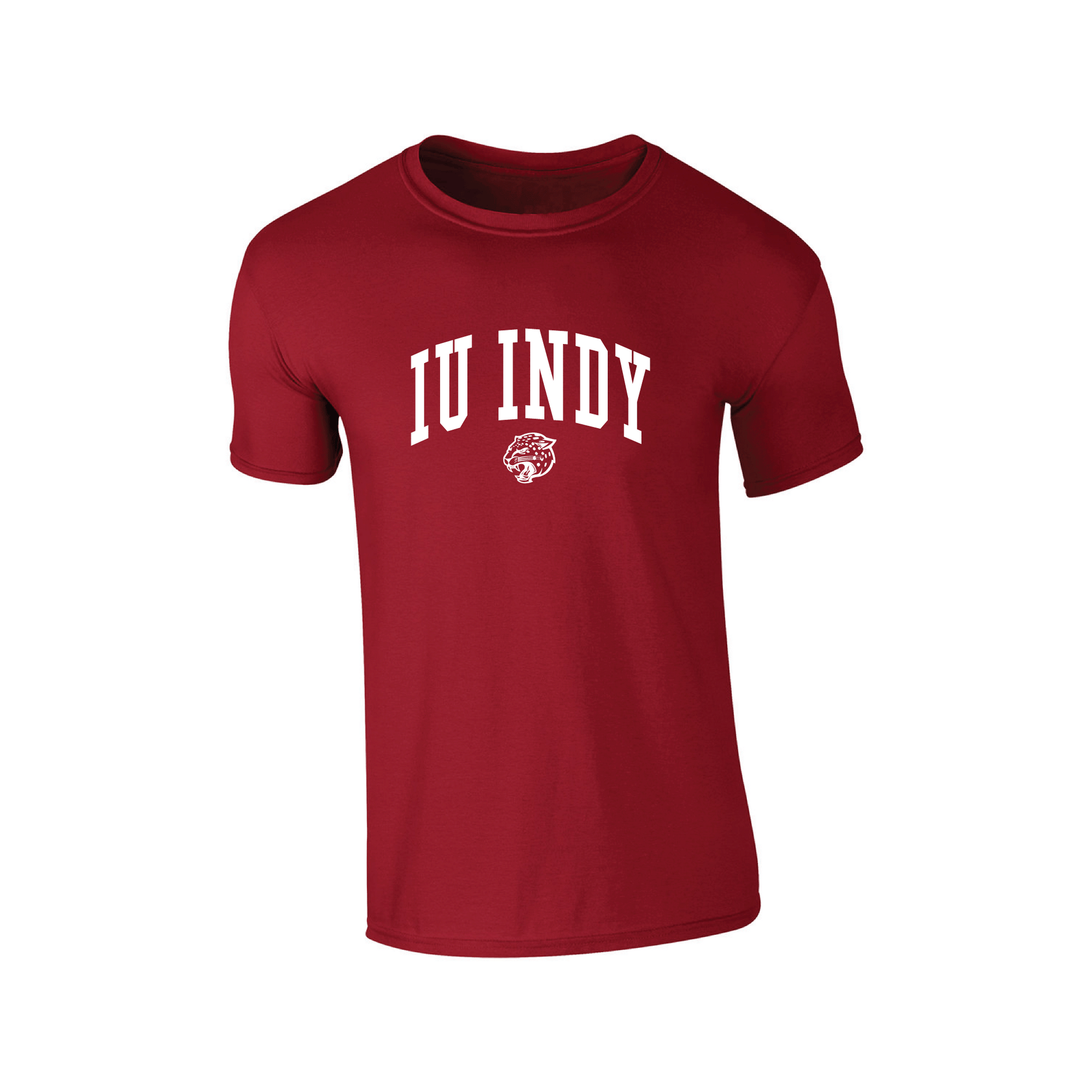 Indiana University Indianapolis Jaguars Jumbo Arch Adult T-Shirt