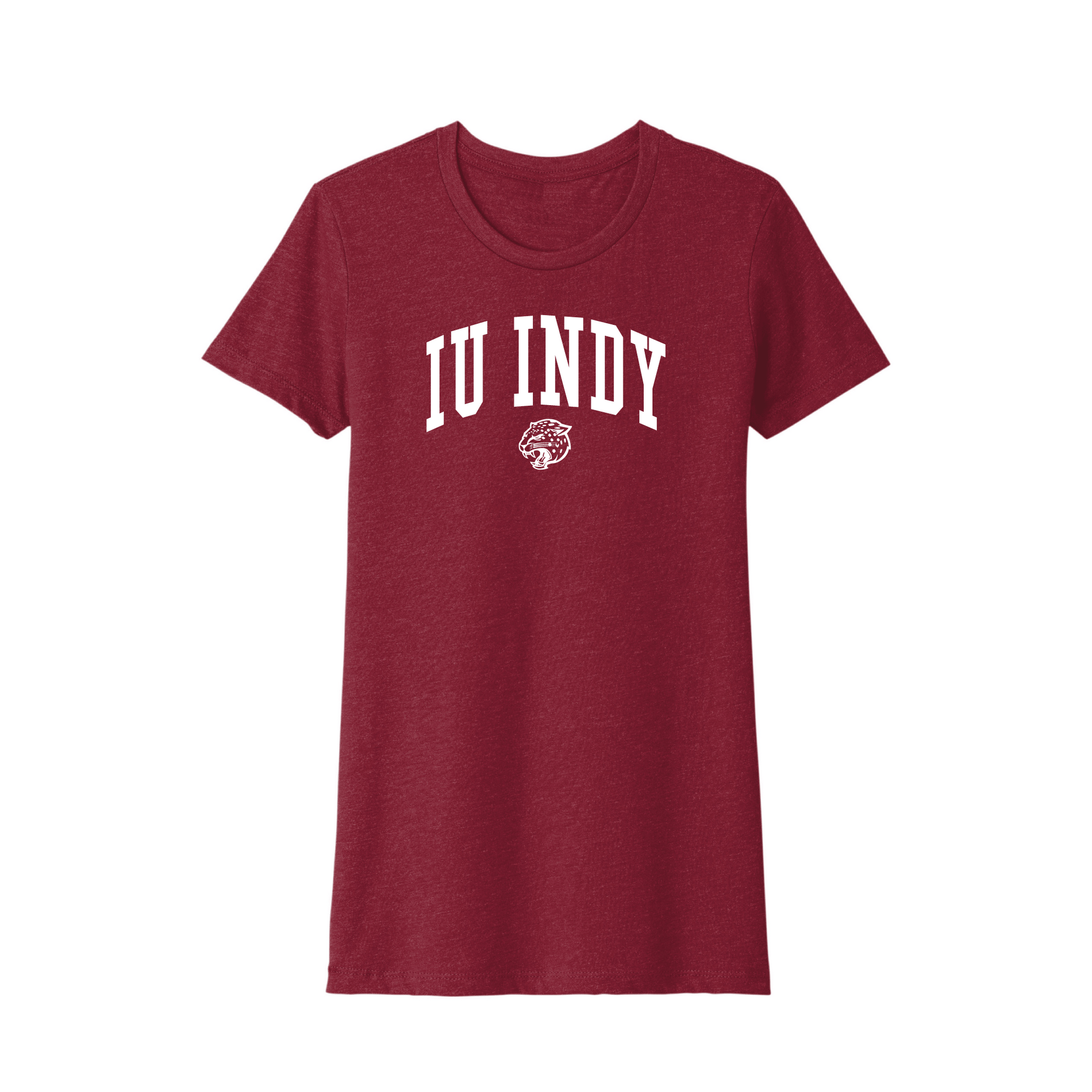 Indiana University Indianapolis Jaguars Jumbo Arch Womens T-Shirt
