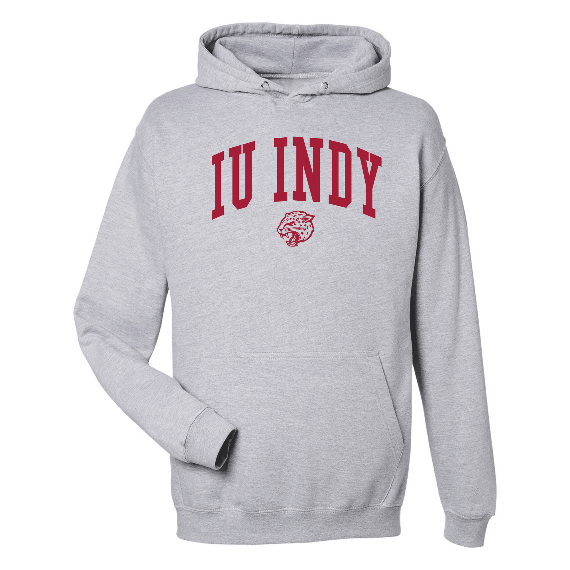 Indiana University Indianapolis Jaguars Jumbo Arch Hooded Sweatshirt