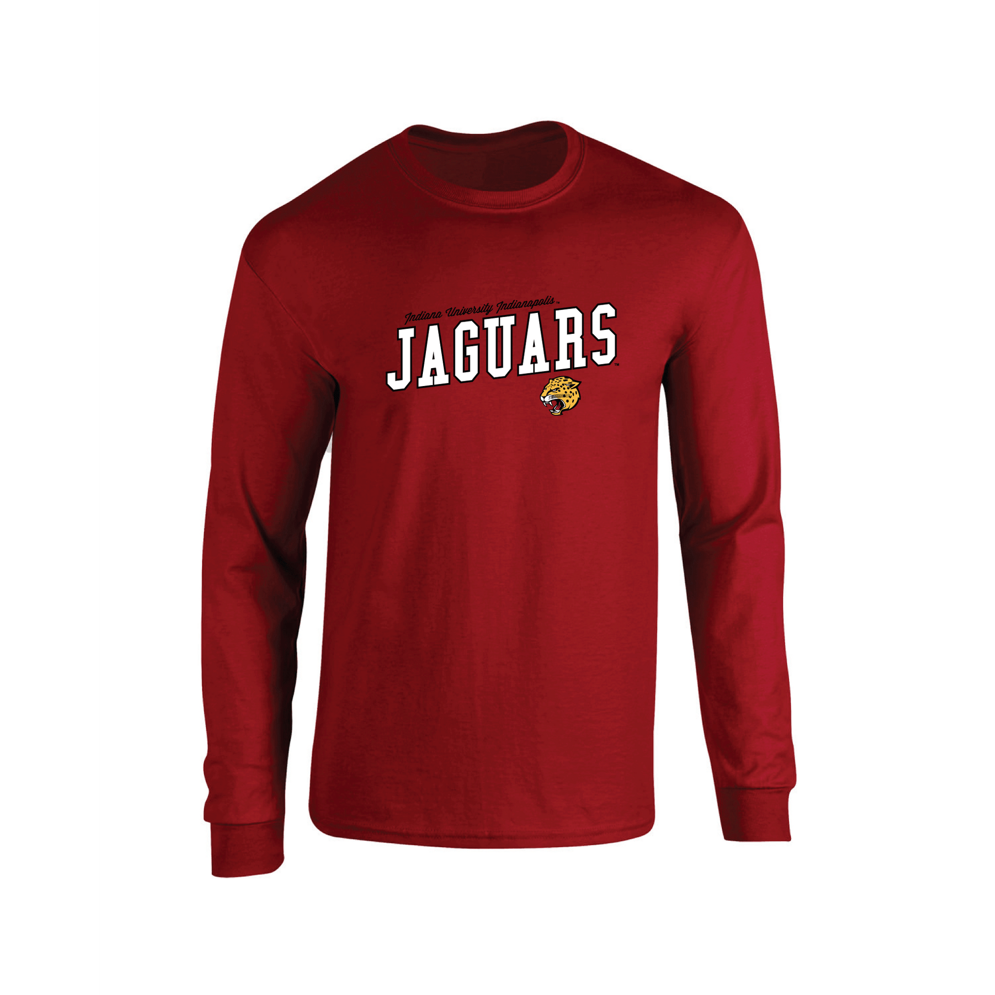 Indiana University Indianapolis Jaguars Uphill Victory Adult Long Sleeve T-Shirt