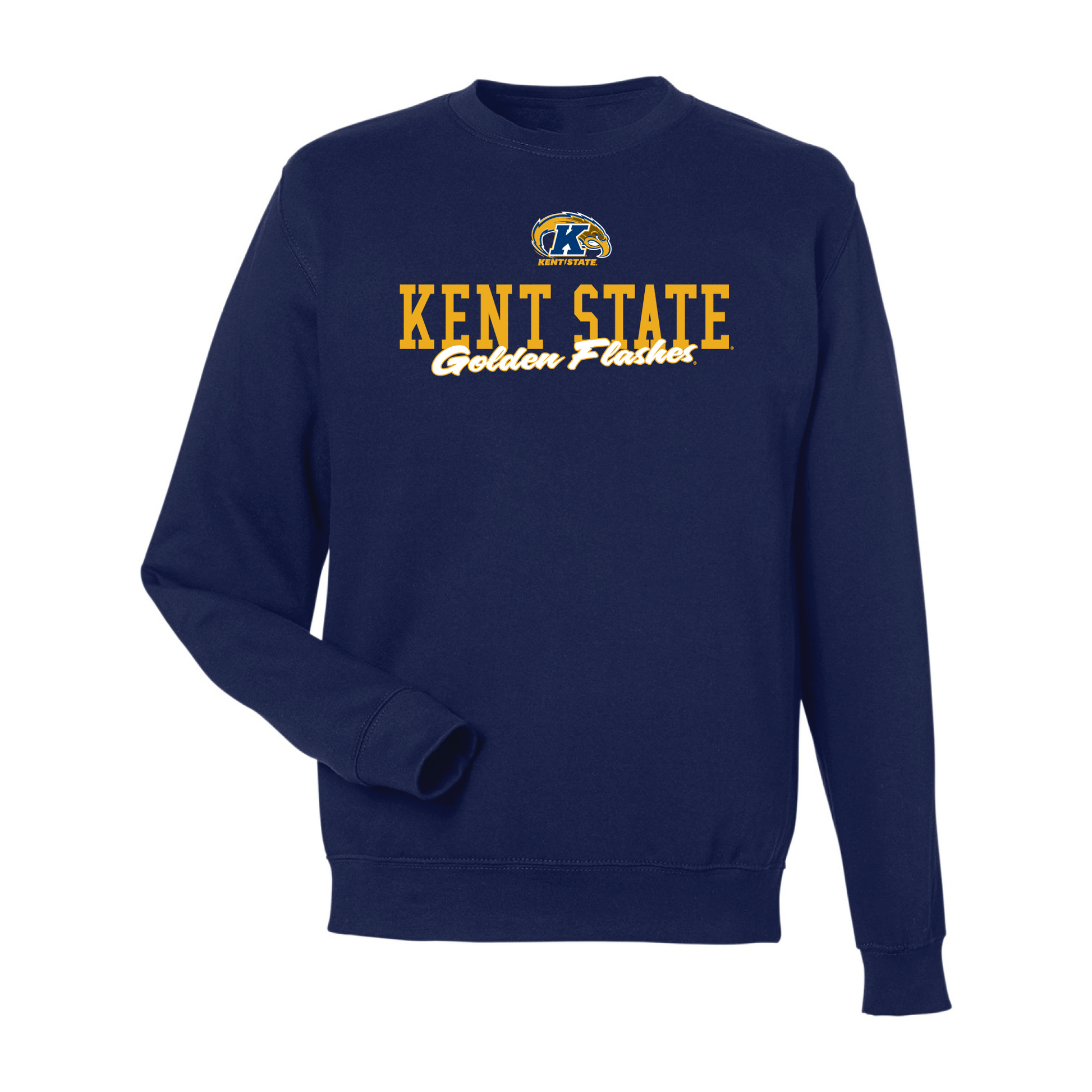 Kent State University Golden Flashes Campus Script Crewneck Sweatshirt