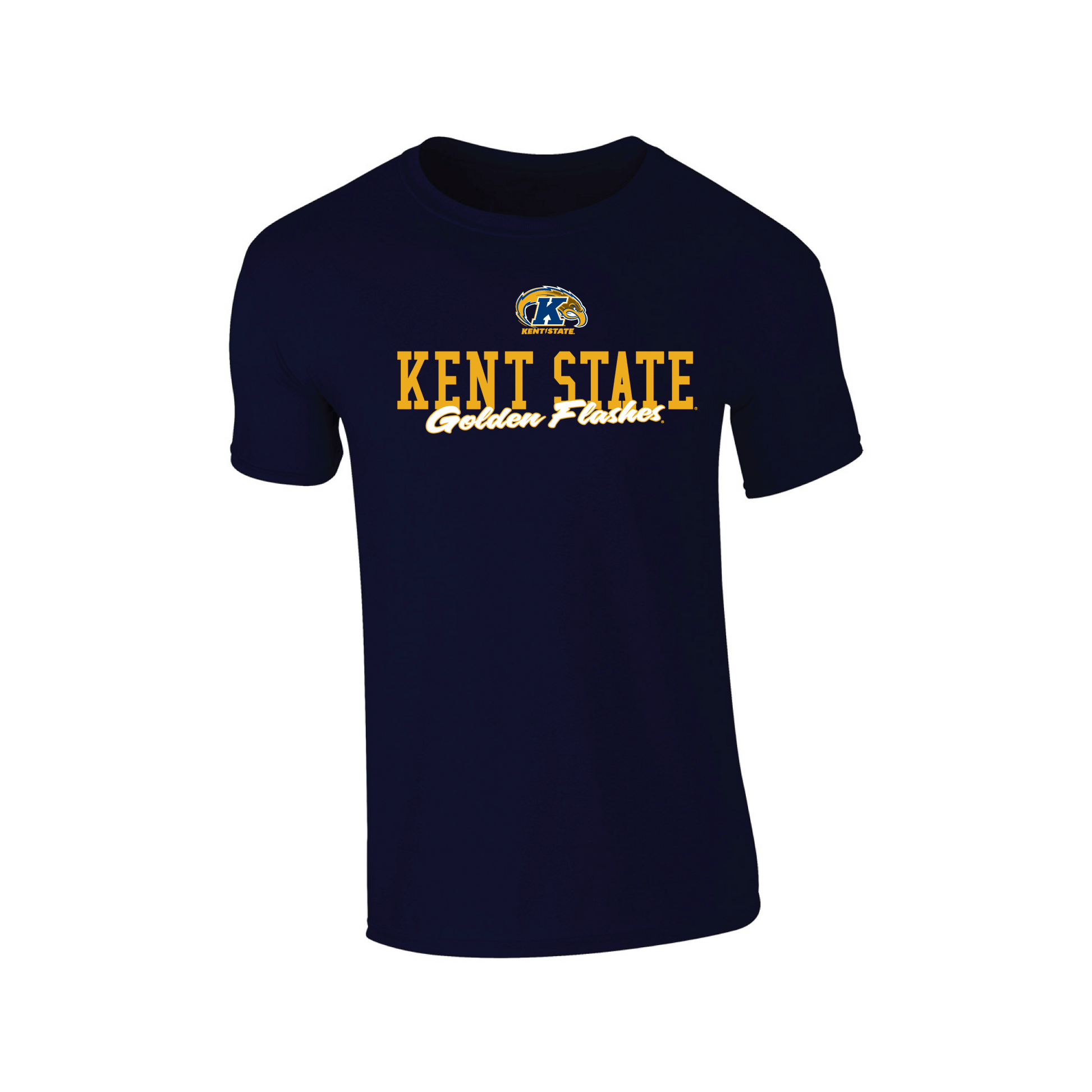 Kent State University Golden Flashes Campus Script Adult T-Shirt