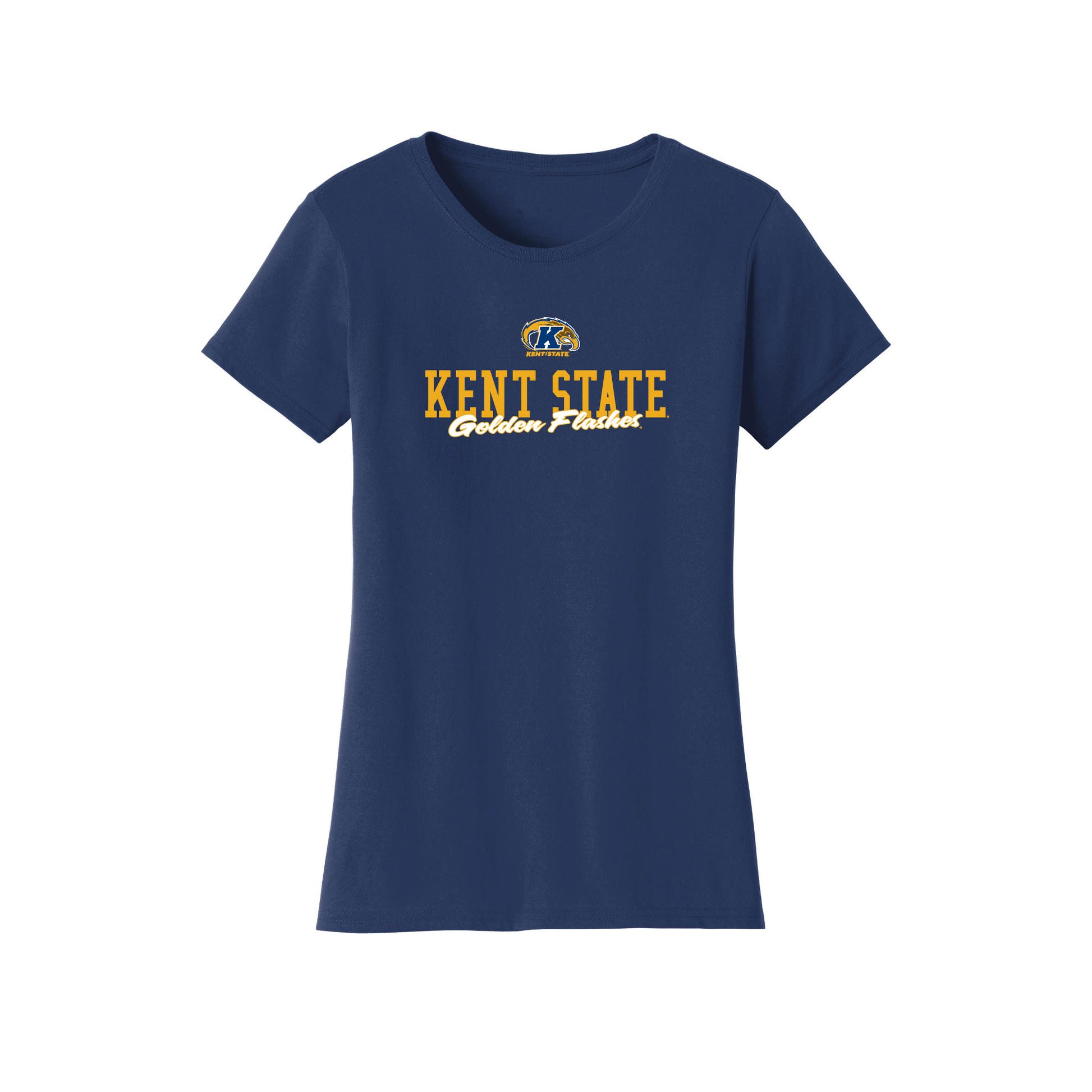 Kent State University Golden Flashes Campus Script Womens T-Shirt