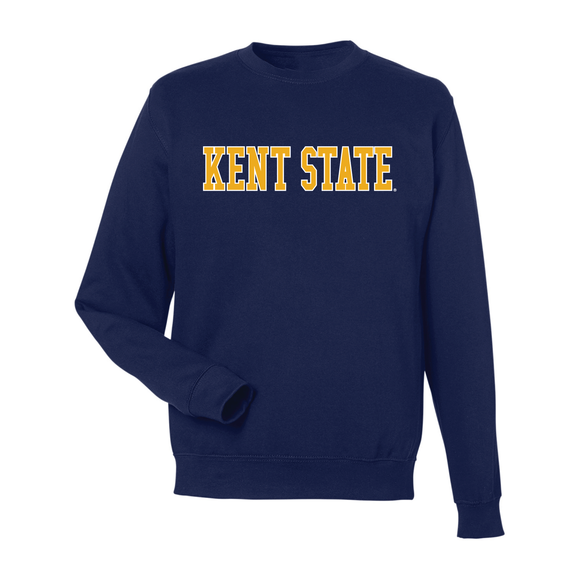 Kent State University Golden Flashes Block Crewneck Sweatshirt