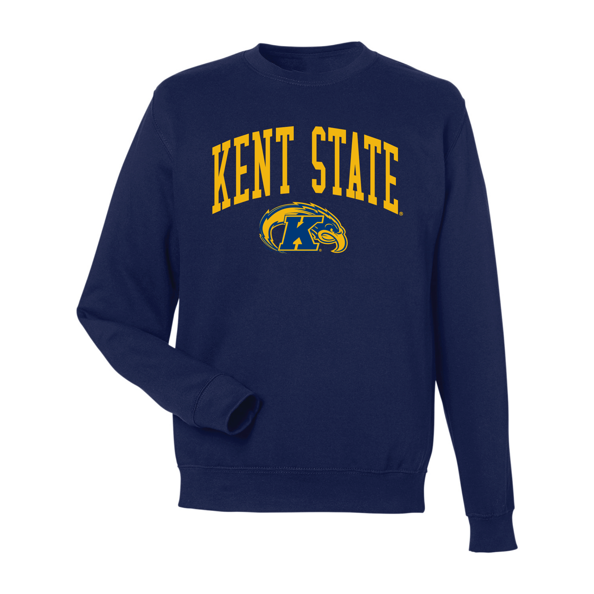 Kent State University Golden Flashes Jumbo Arch Crewneck Sweatshirt