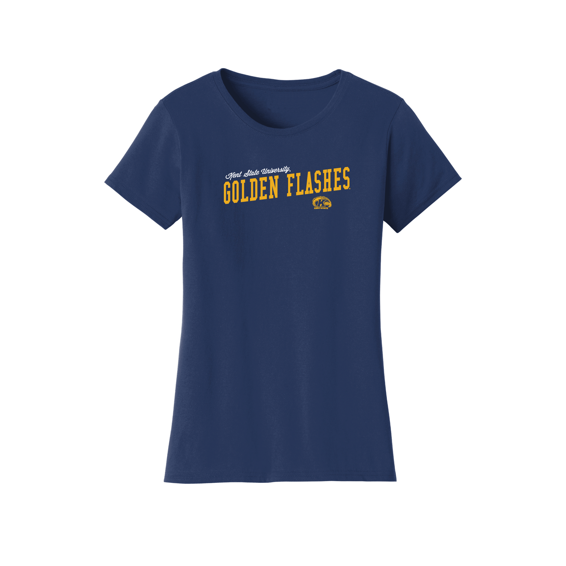 Kent State University Golden Flashes Uphill Victory Womens T-Shirt