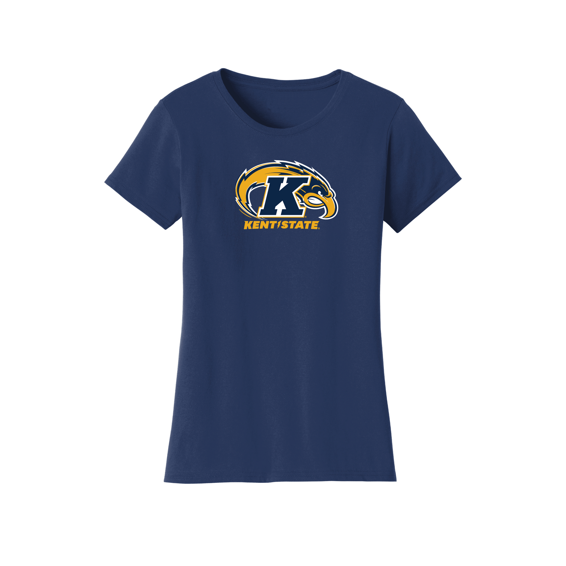 Kent State University Golden Flashes Jumbo Logo Womens T-Shirt