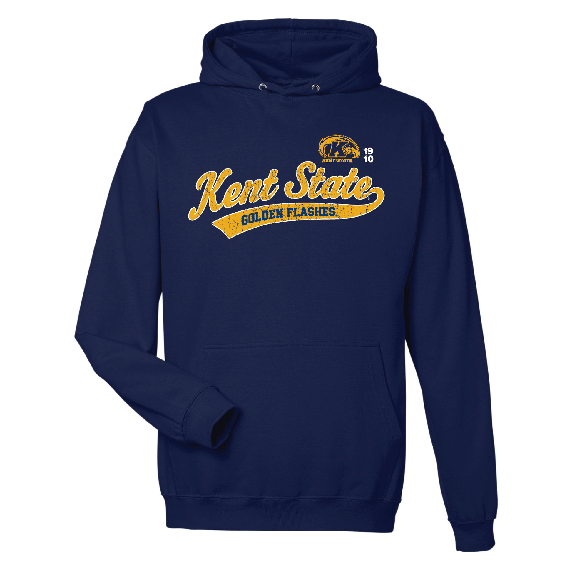 Kent State University Golden Flashes Old School Hooded Sweatshirt