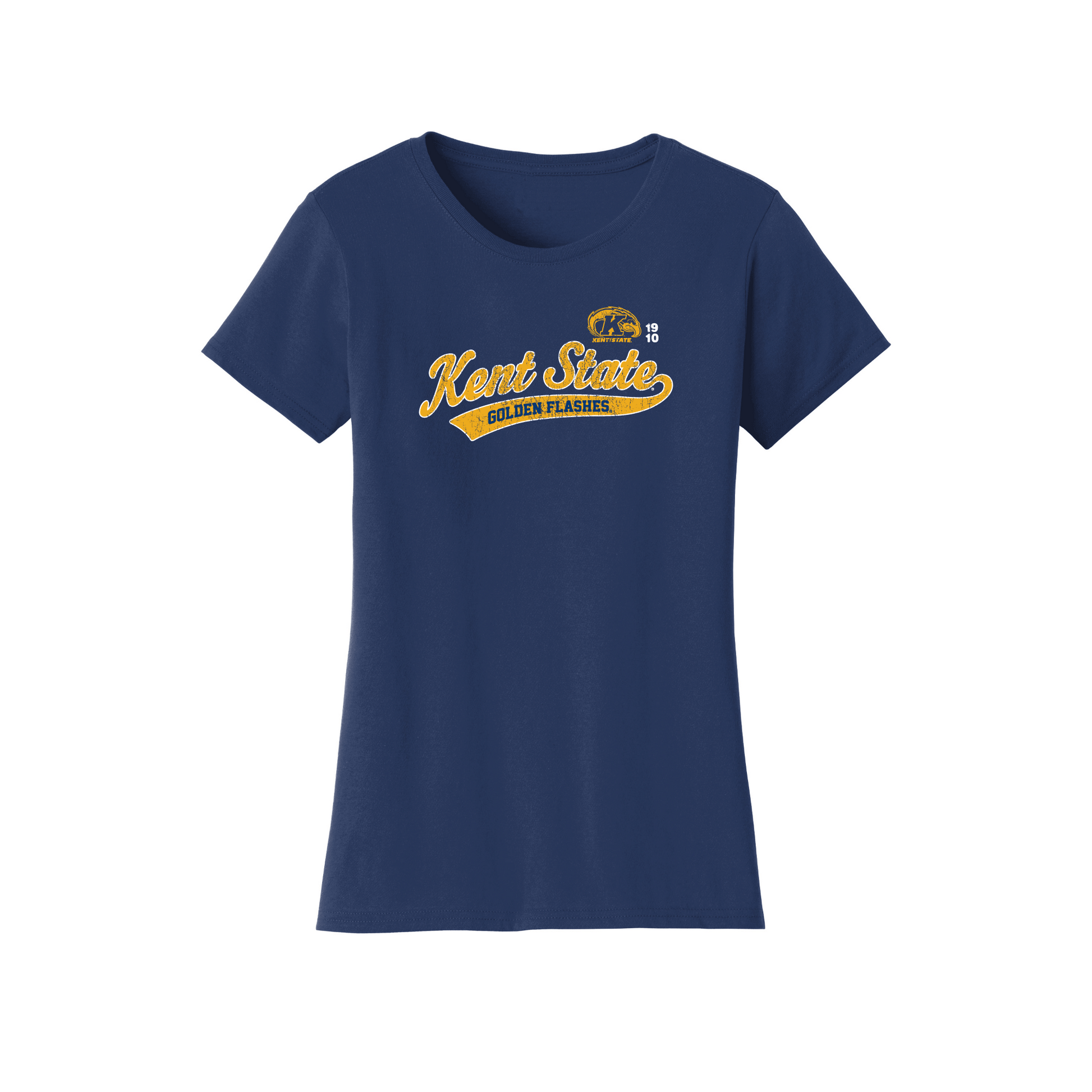 Kent State University Golden Flashes Old School Womens T-Shirt