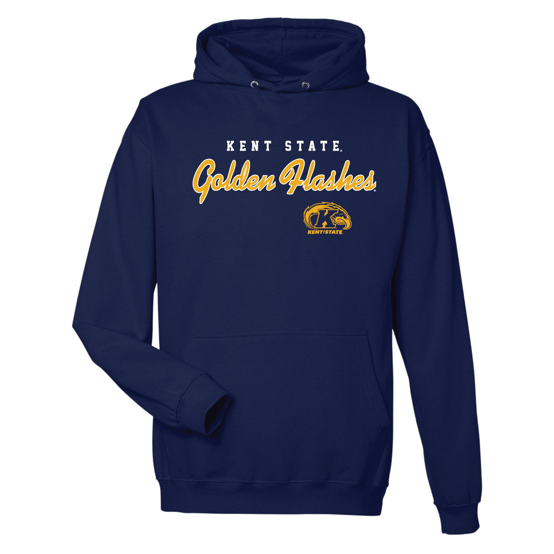 Kent State University Golden Flashes Machine Script Hooded Sweatshirt