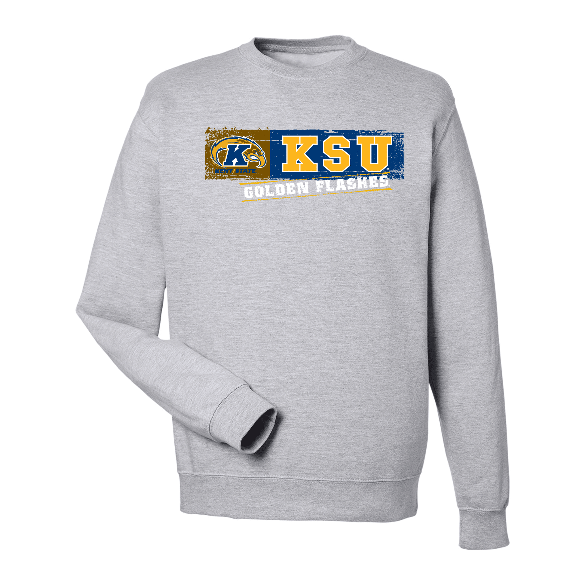 Kent State University Golden Flashes Sticker Crewneck Sweatshirt