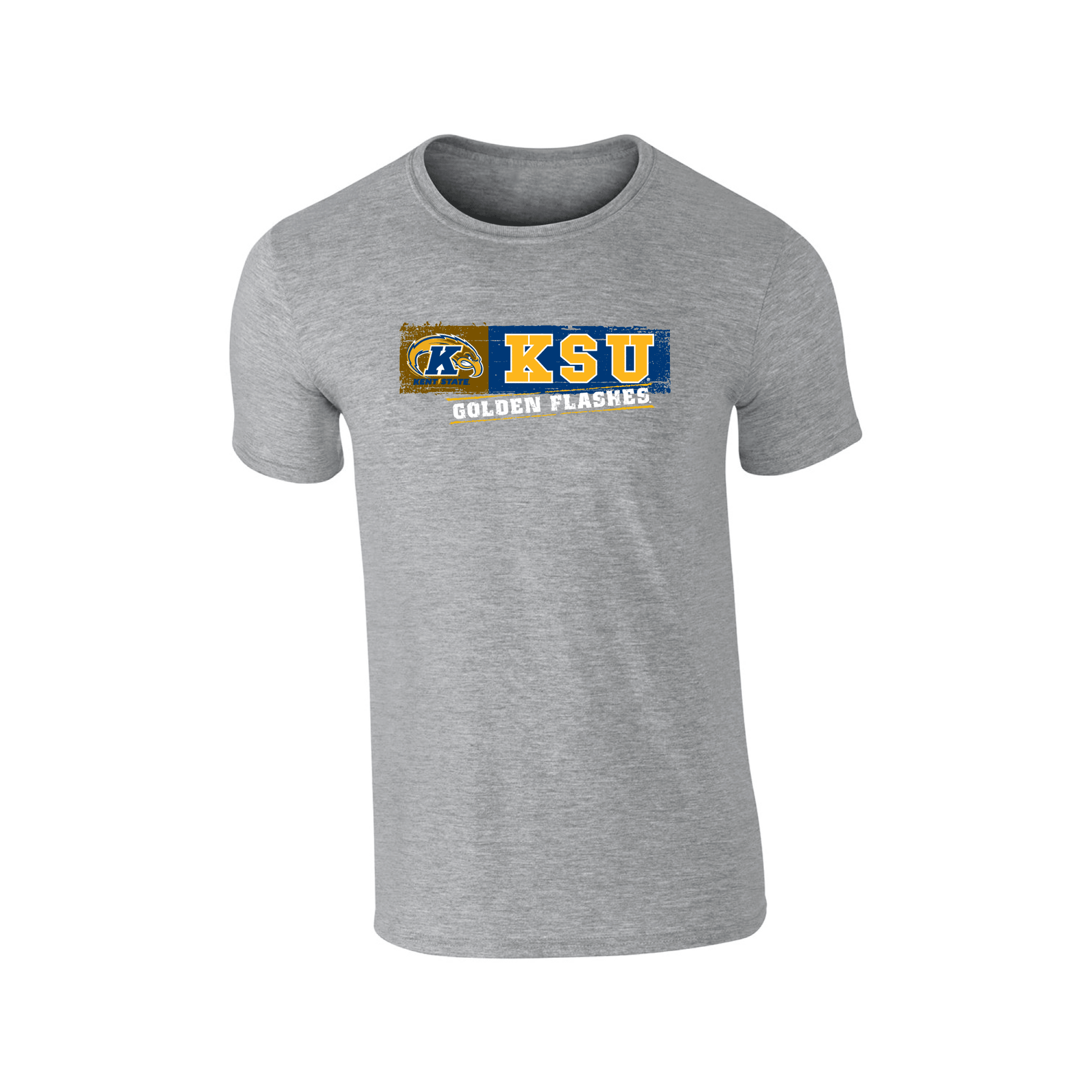 Kent State University Golden Flashes Sticker Adult T-Shirt