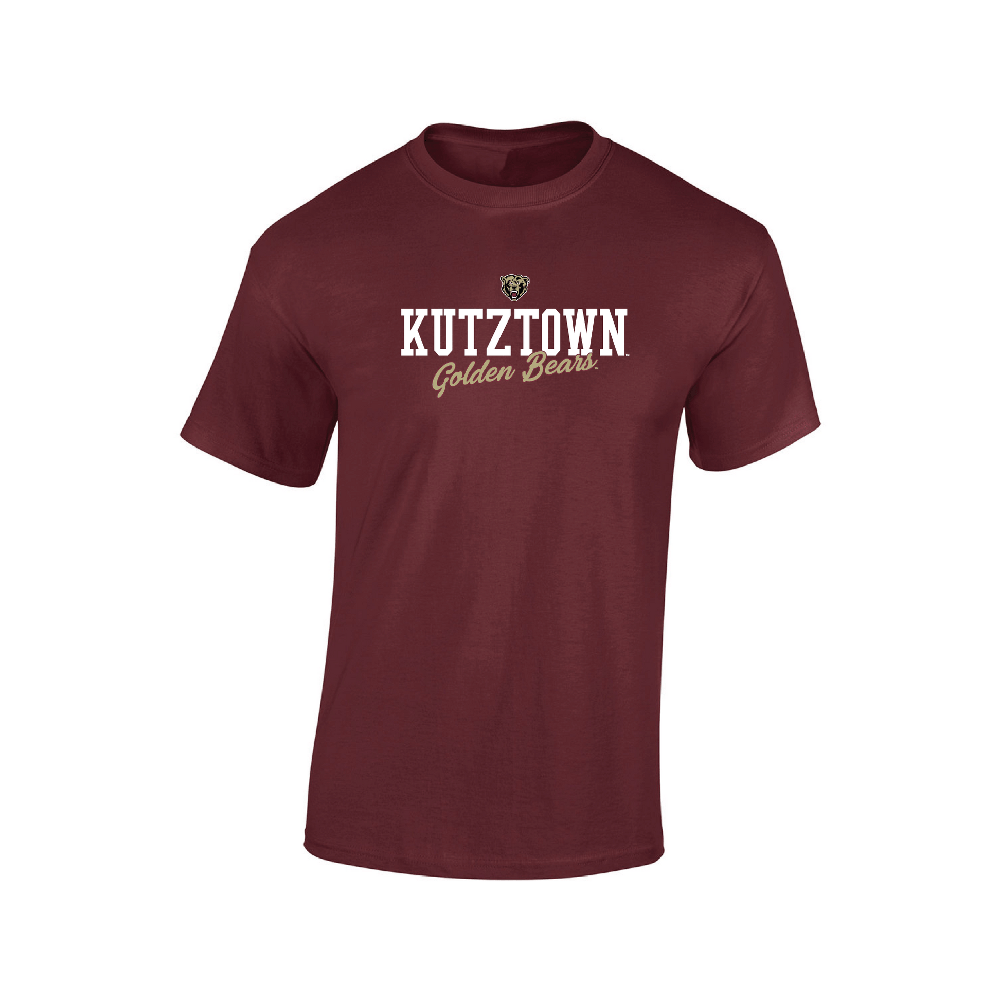Kutztown University Golden Bears Campus Script Adult T-Shirt