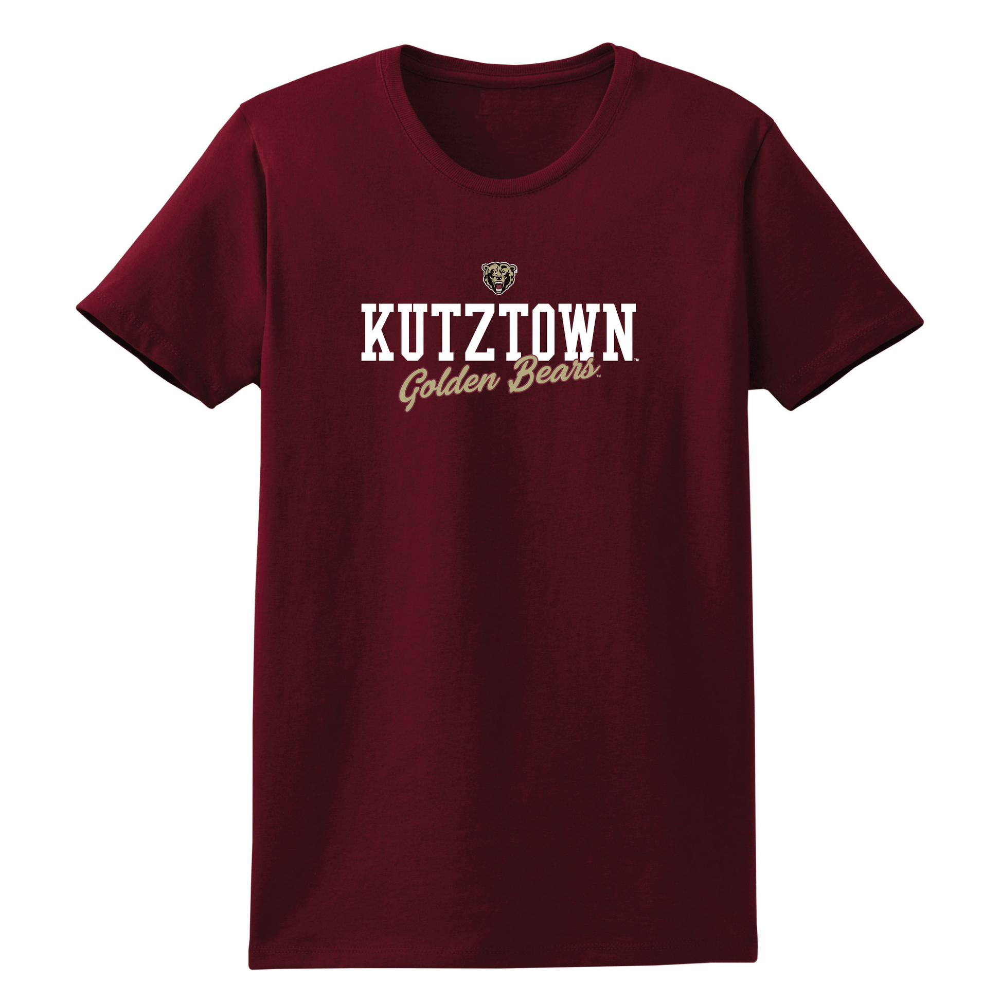 Kutztown University Golden Bears Campus Script Womens T-Shirt