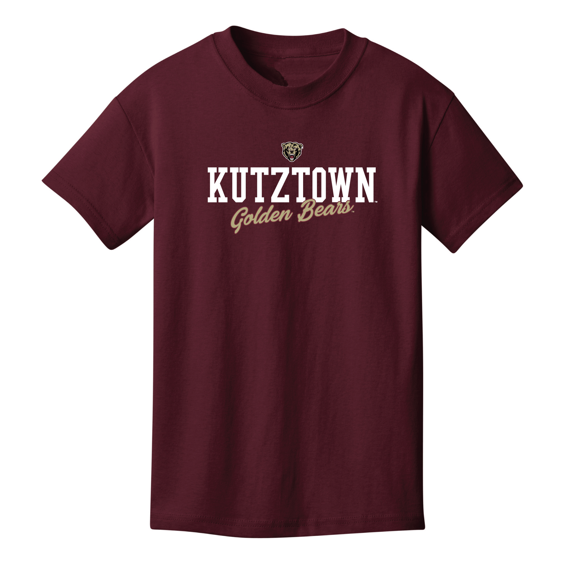 Kutztown University Golden Bears Campus Script Youth T-Shirt