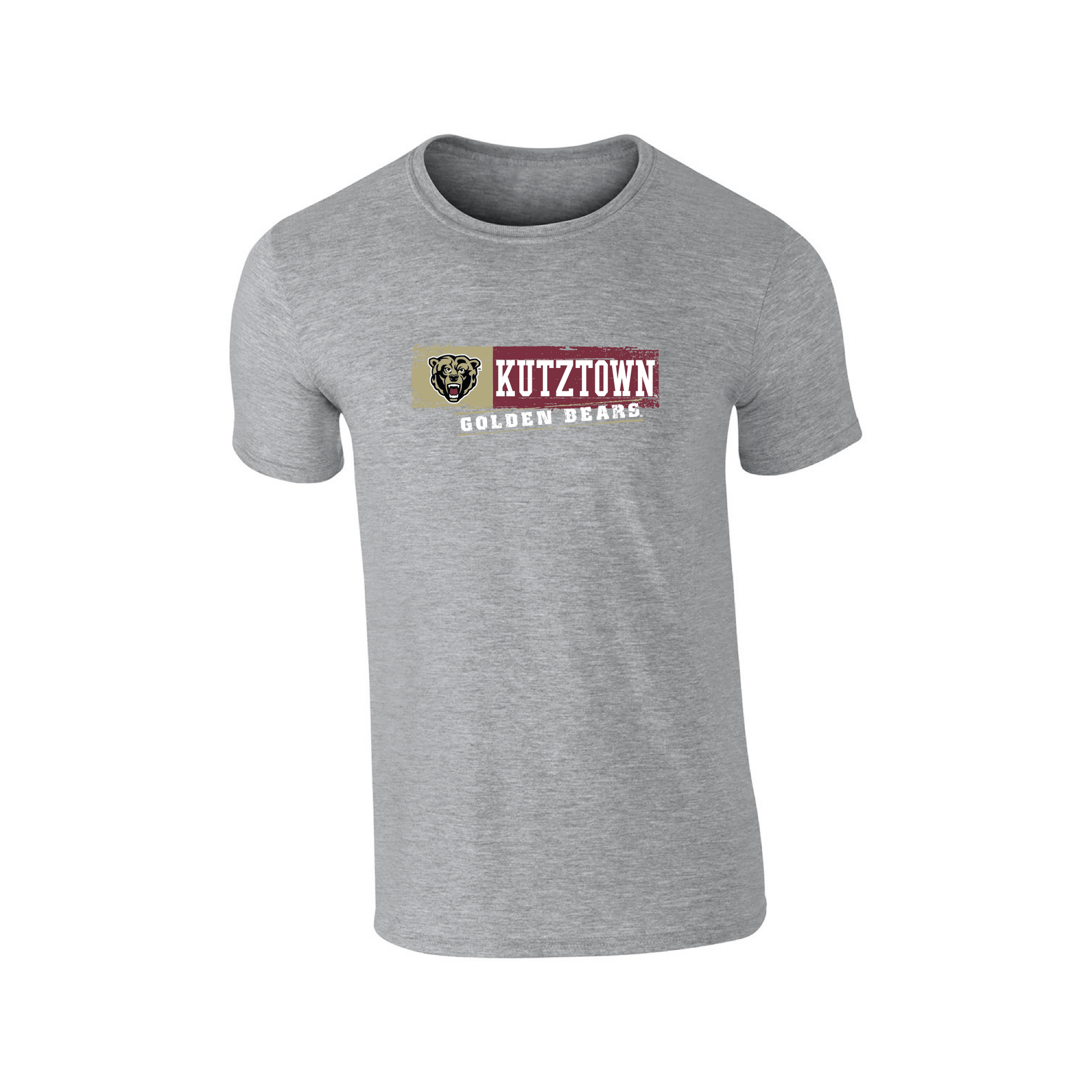 Kutztown University Golden Bears Sticker Adult T-Shirt