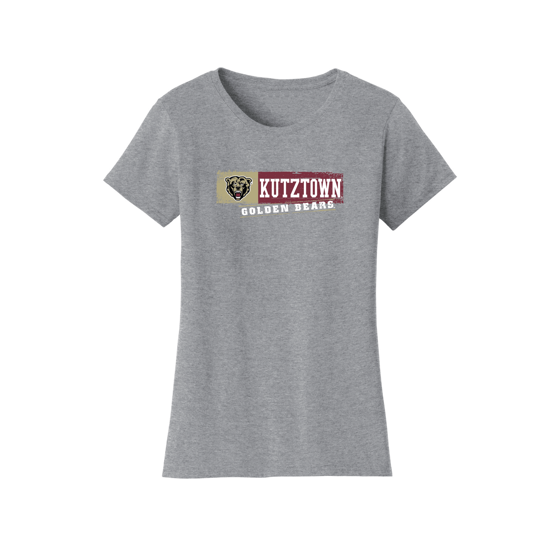 Kutztown University Golden Bears Sticker Womens T-Shirt