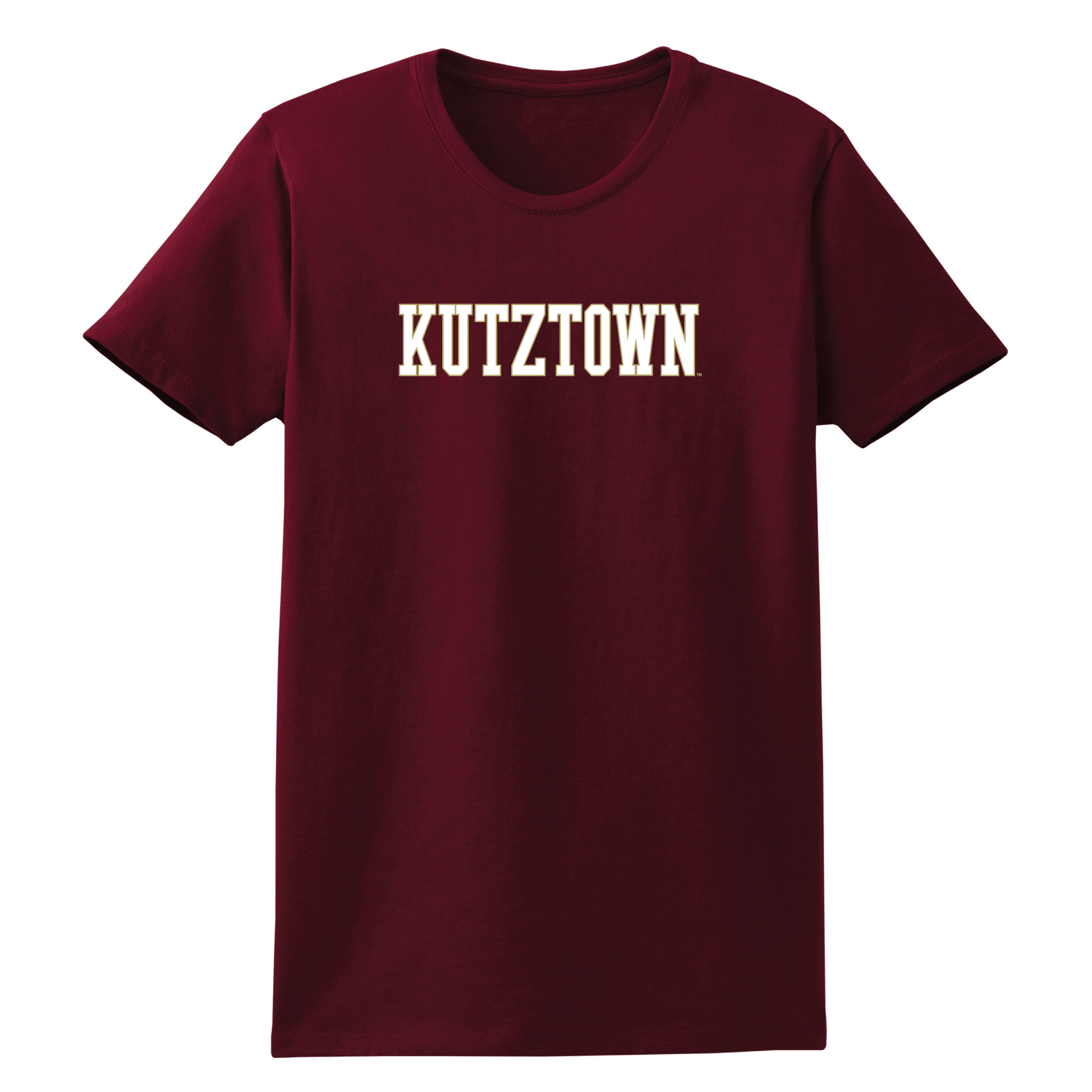 Kutztown University Golden Bears Block Womens T-Shirt