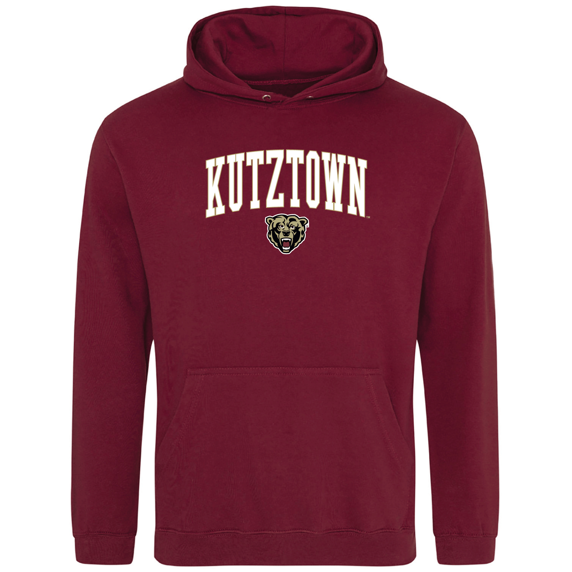 Kutztown University Golden Bears Jumbo Arch Hooded Sweatshirt