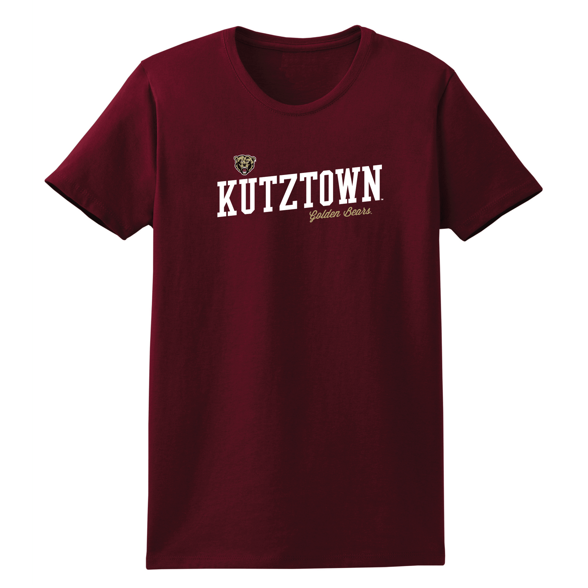 Kutztown University Golden Bears Uphill Victory Womens T-Shirt