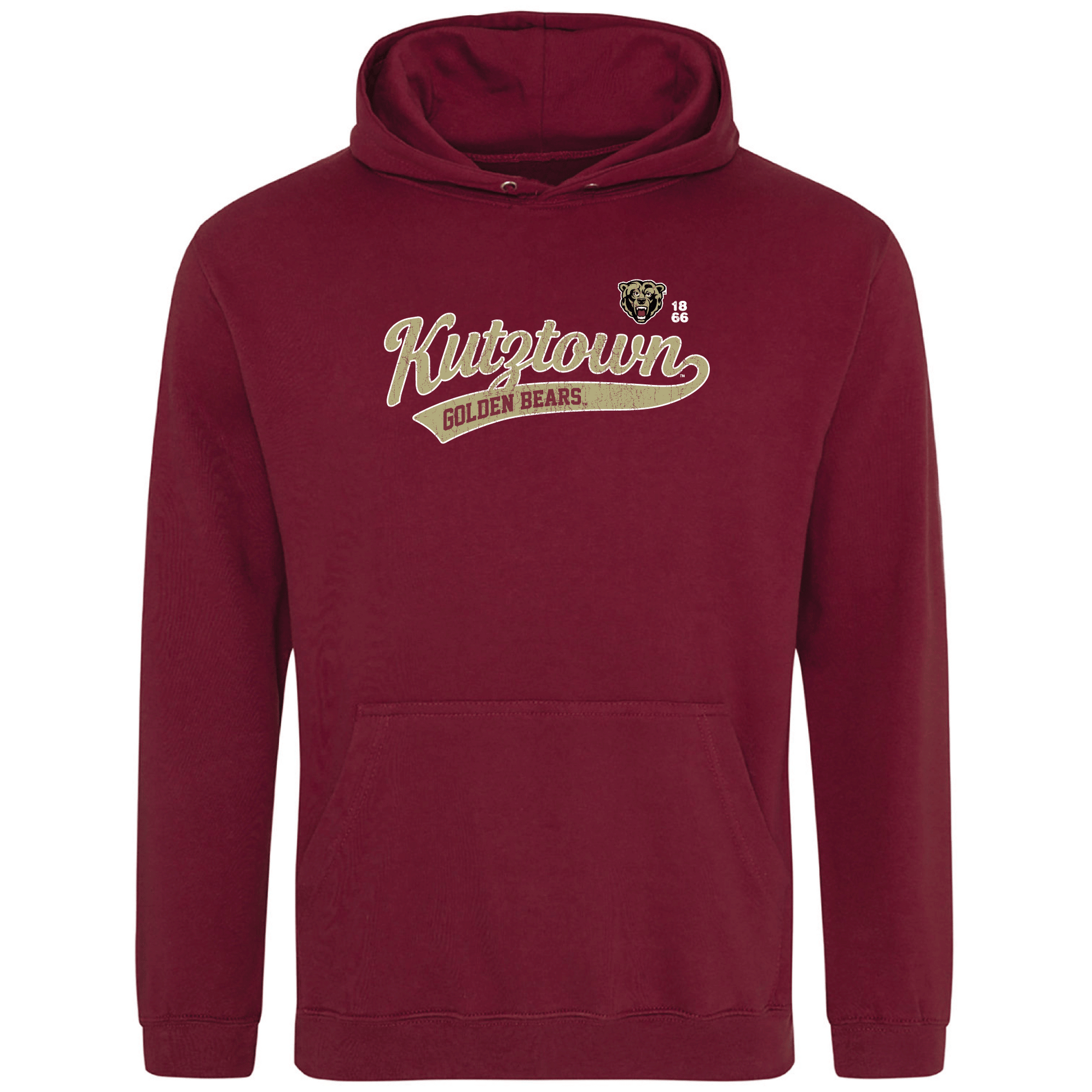 Kutztown University Golden Bears Old School Hooded Sweatshirt