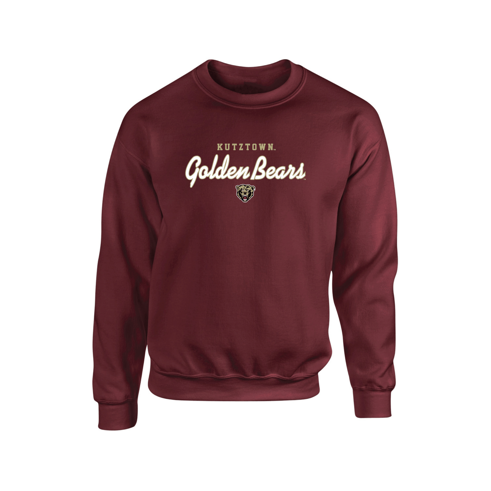 Kutztown University Golden Bears Machine Script Crewneck Sweatshirt