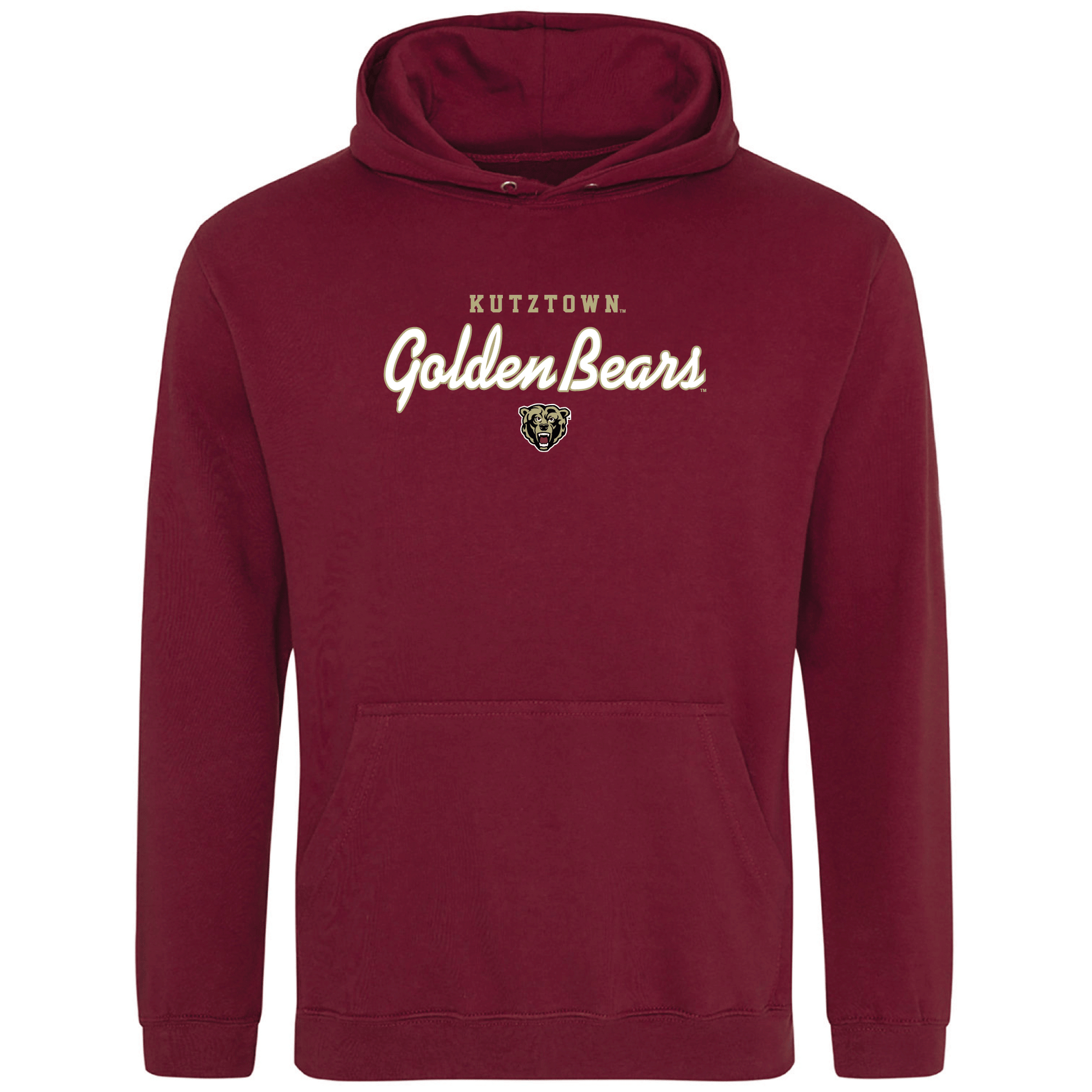 Kutztown University Golden Bears Machine Script Hooded Sweatshirt
