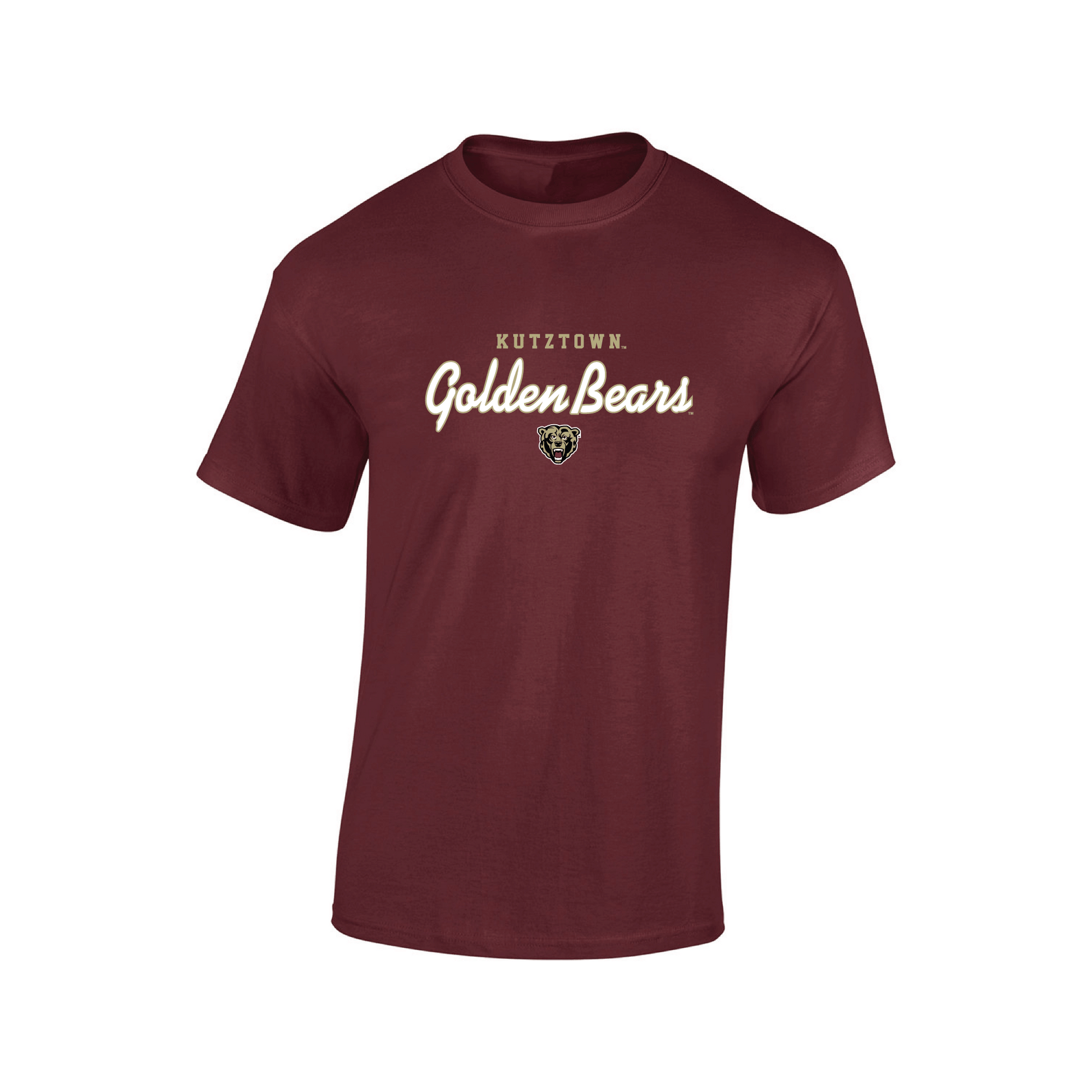 Kutztown University Golden Bears Machine Script Adult T-Shirt