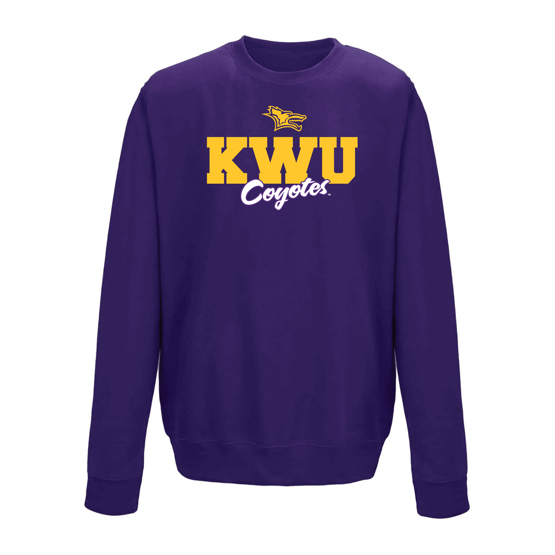 Kansas Wesleyan University Coyotes Campus Script Crewneck Sweatshirt