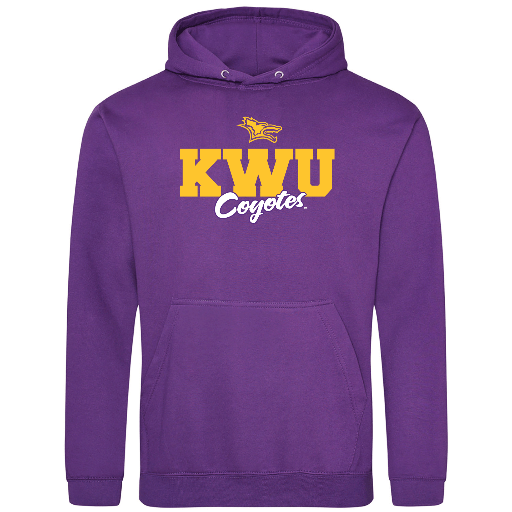 Kansas Wesleyan University Coyotes Campus Script Hooded Sweatshirt