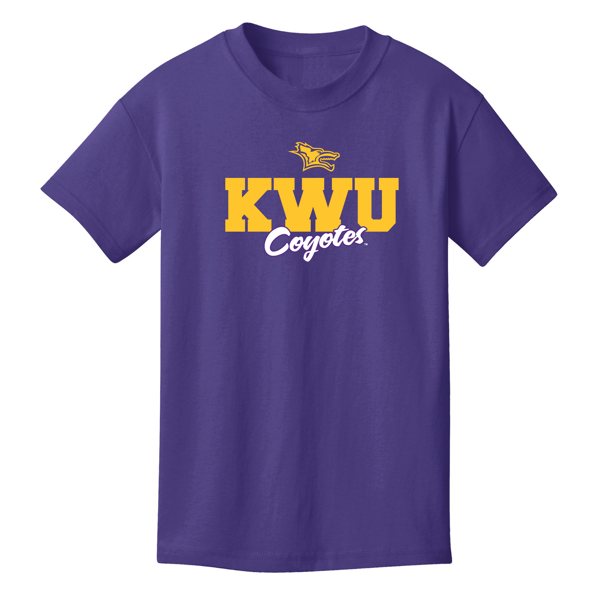 Kansas Wesleyan University Coyotes Campus Script Youth T-Shirt
