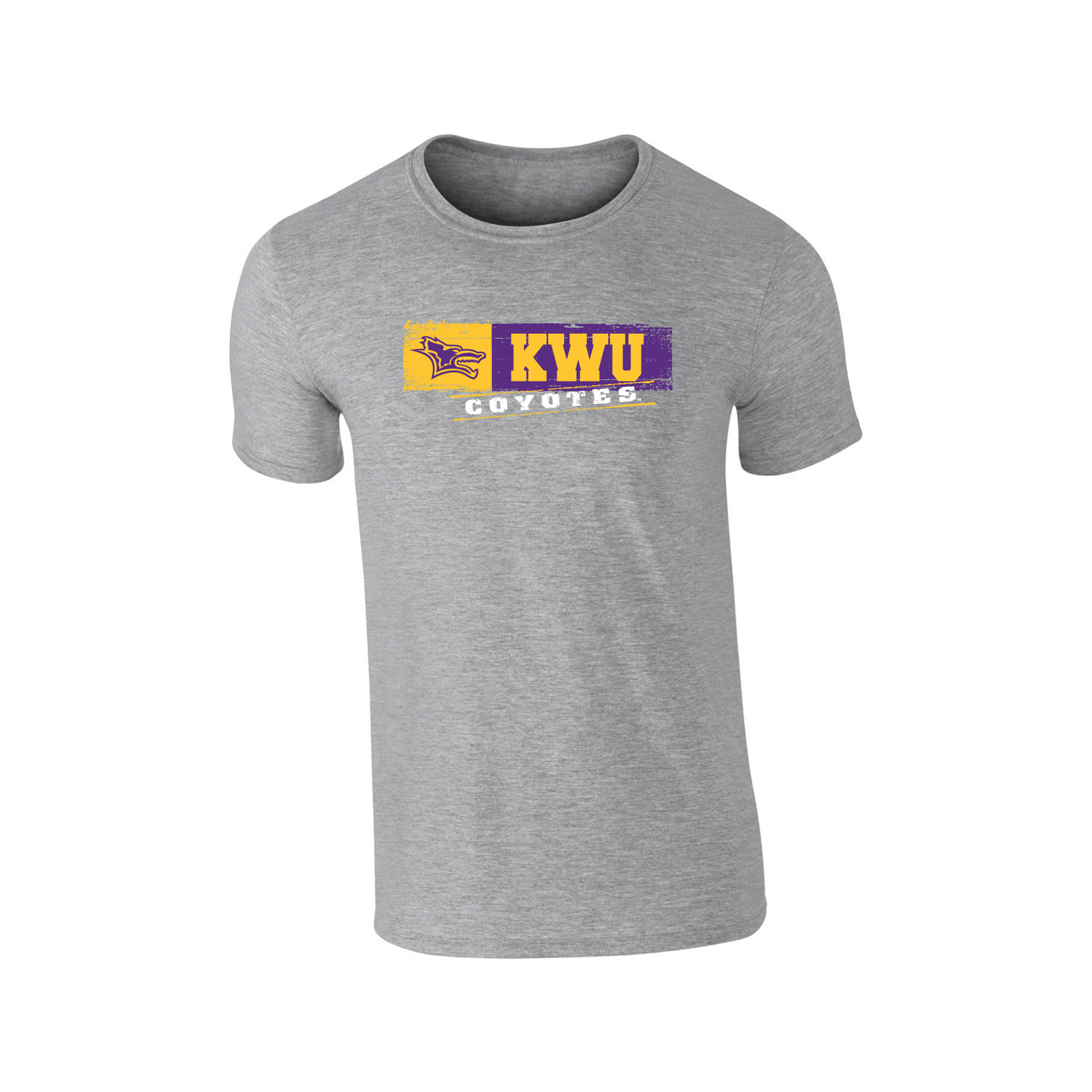 Kansas Wesleyan University Coyotes Sticker Adult T-Shirt