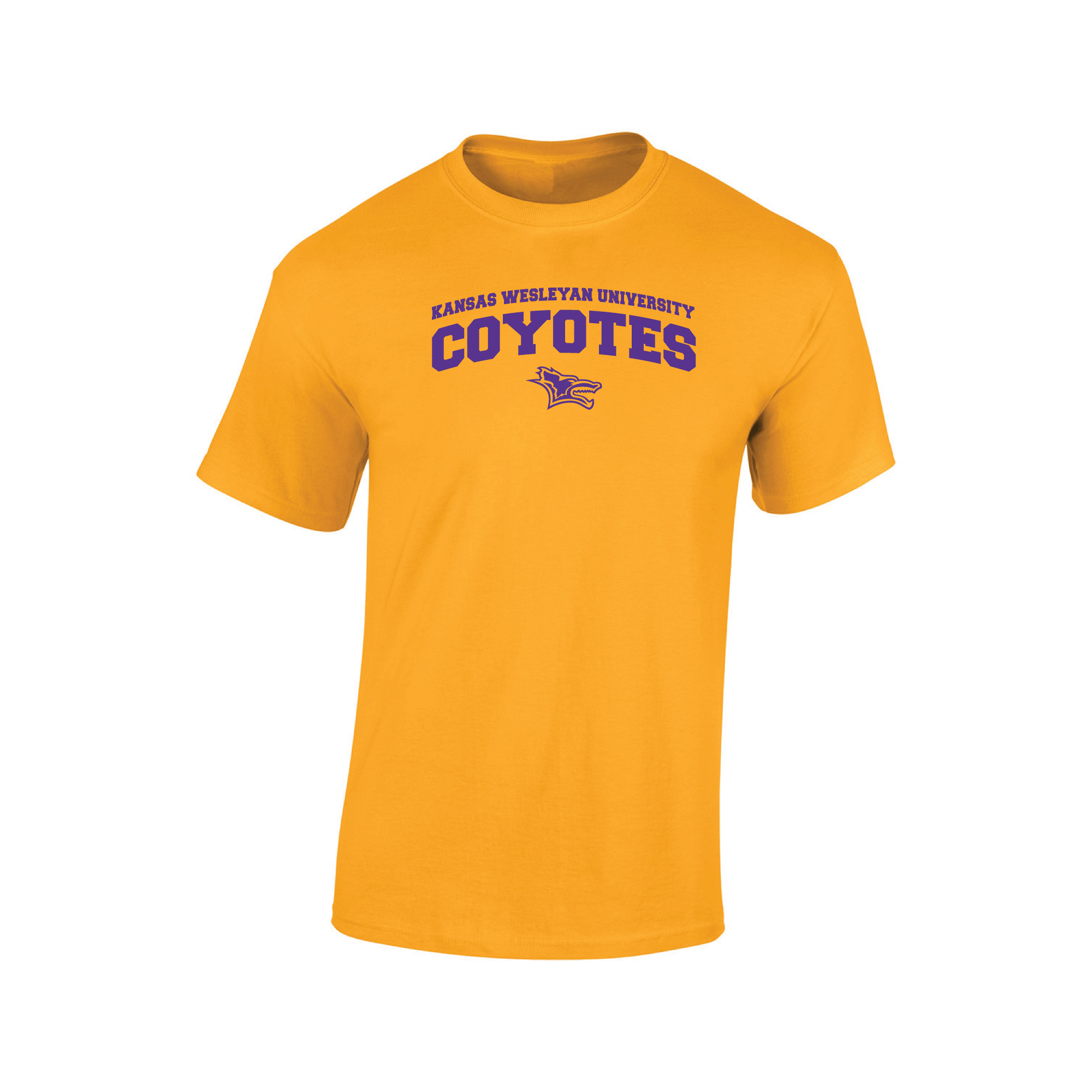 Kansas Wesleyan University Coyotes Jumbo Arch Adult T-Shirt