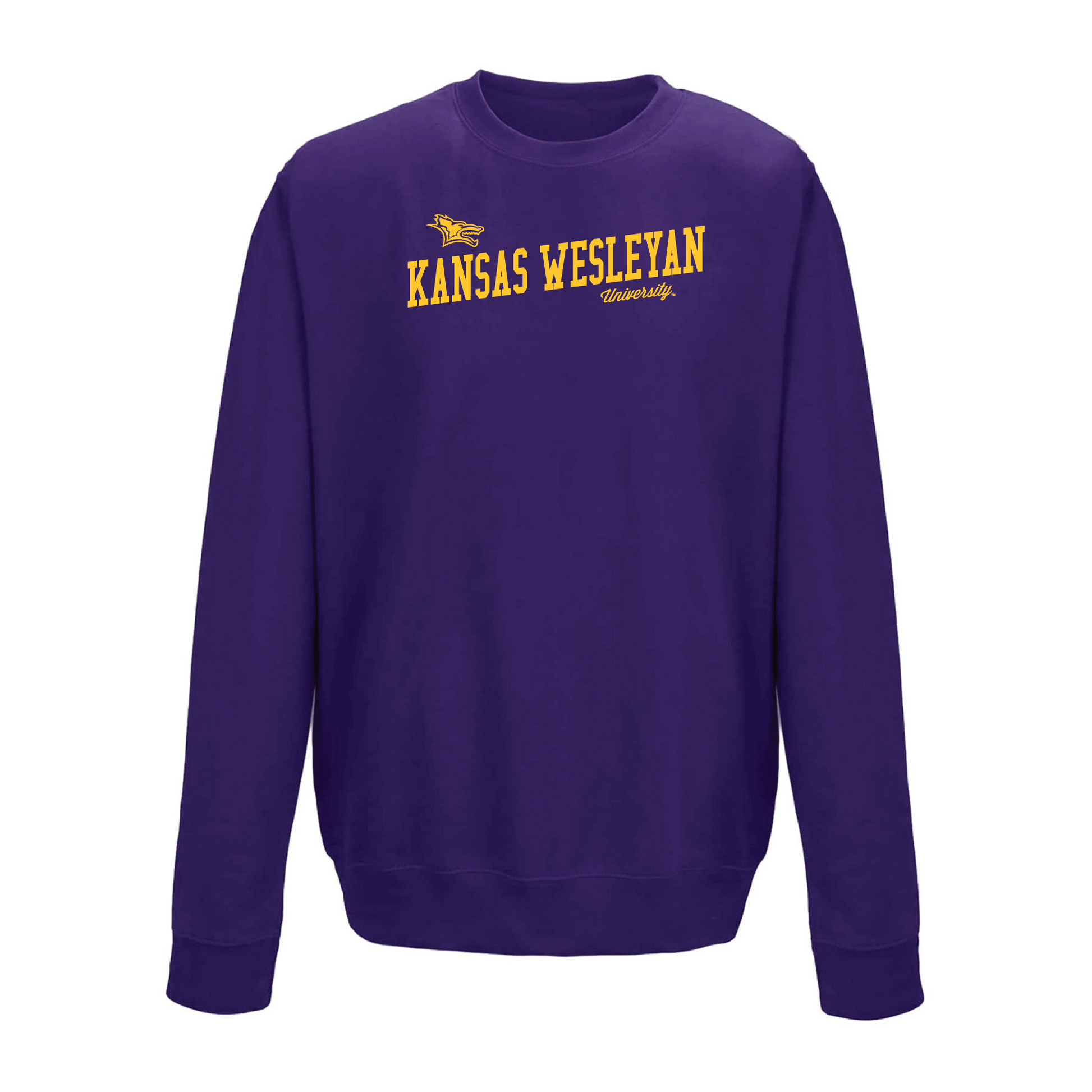 Kansas Wesleyan University Coyotes Uphill Victory Crewneck Sweatshirt