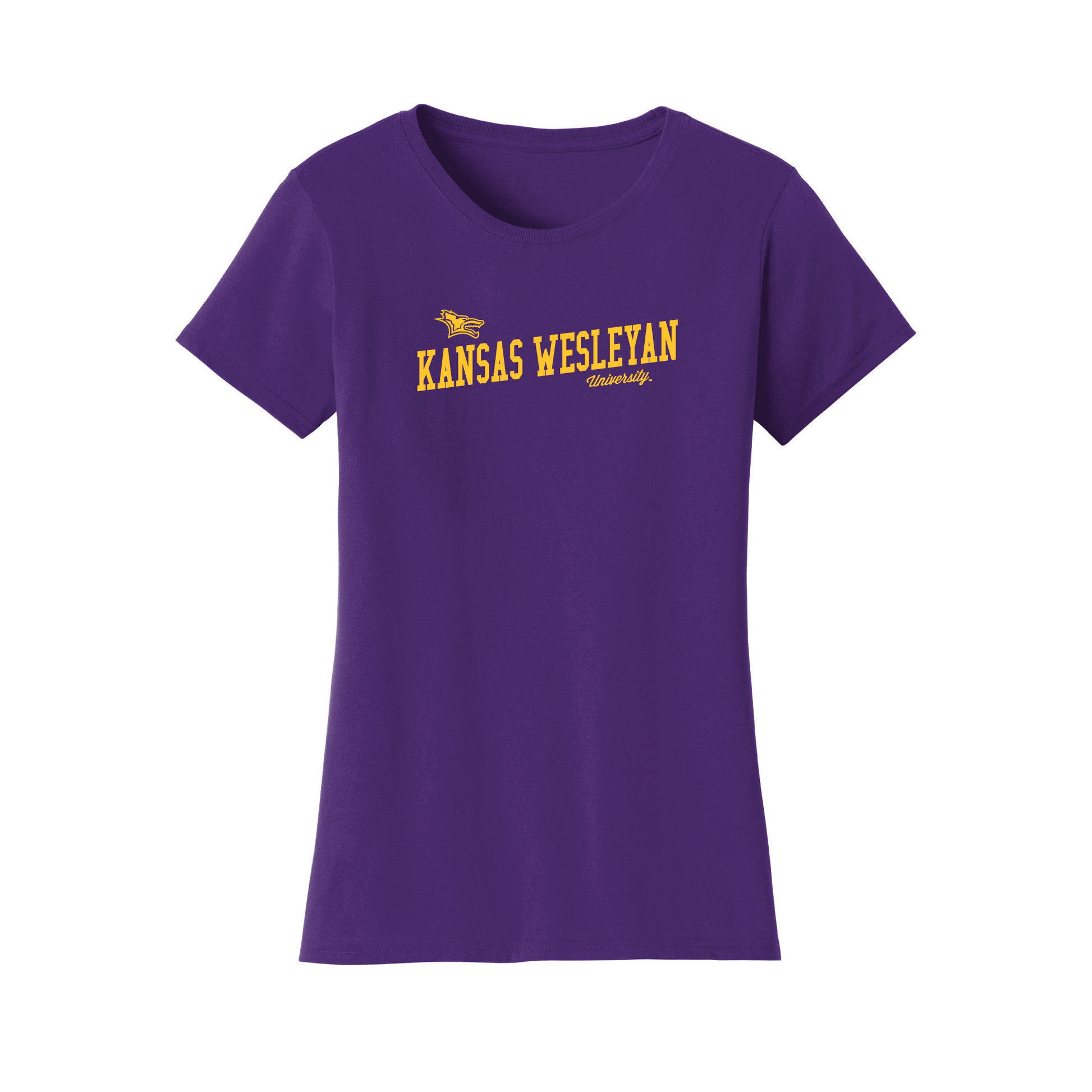 Kansas Wesleyan University Coyotes Uphill Victory Womens T-Shirt