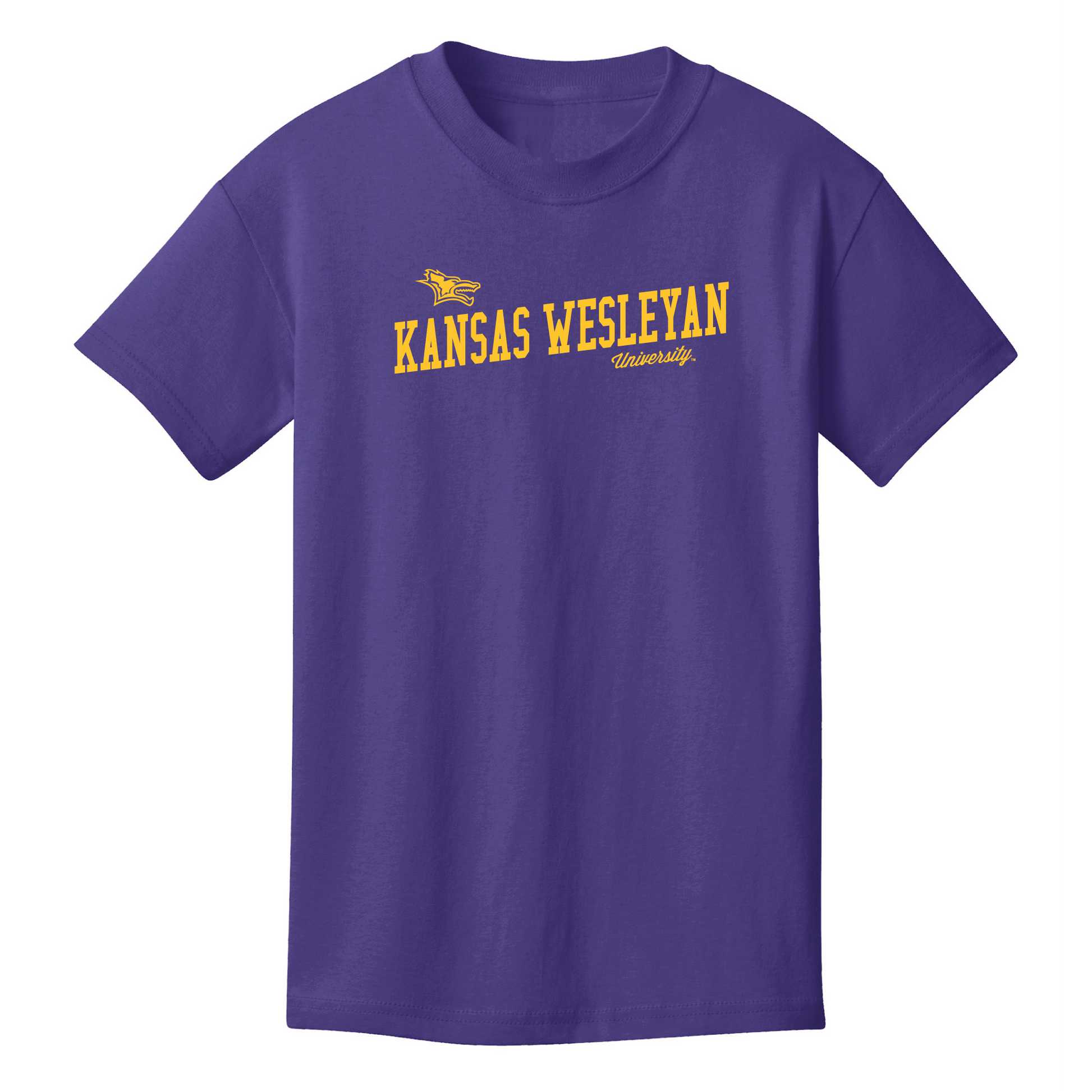 Kansas Wesleyan University Coyotes Uphill Victory Youth T-Shirt