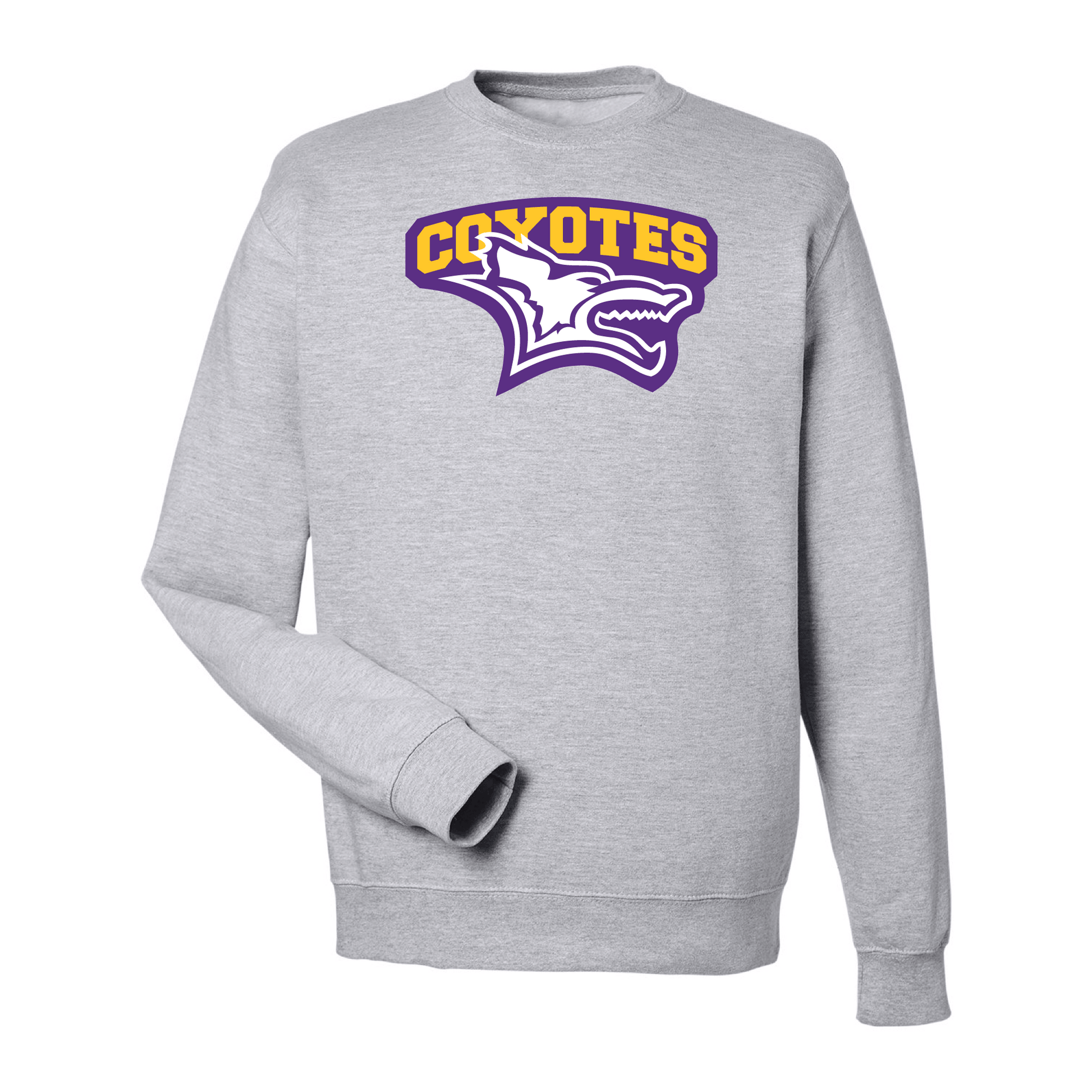 Kansas Wesleyan University Coyotes Jumbo Logo Crewneck Sweatshirt