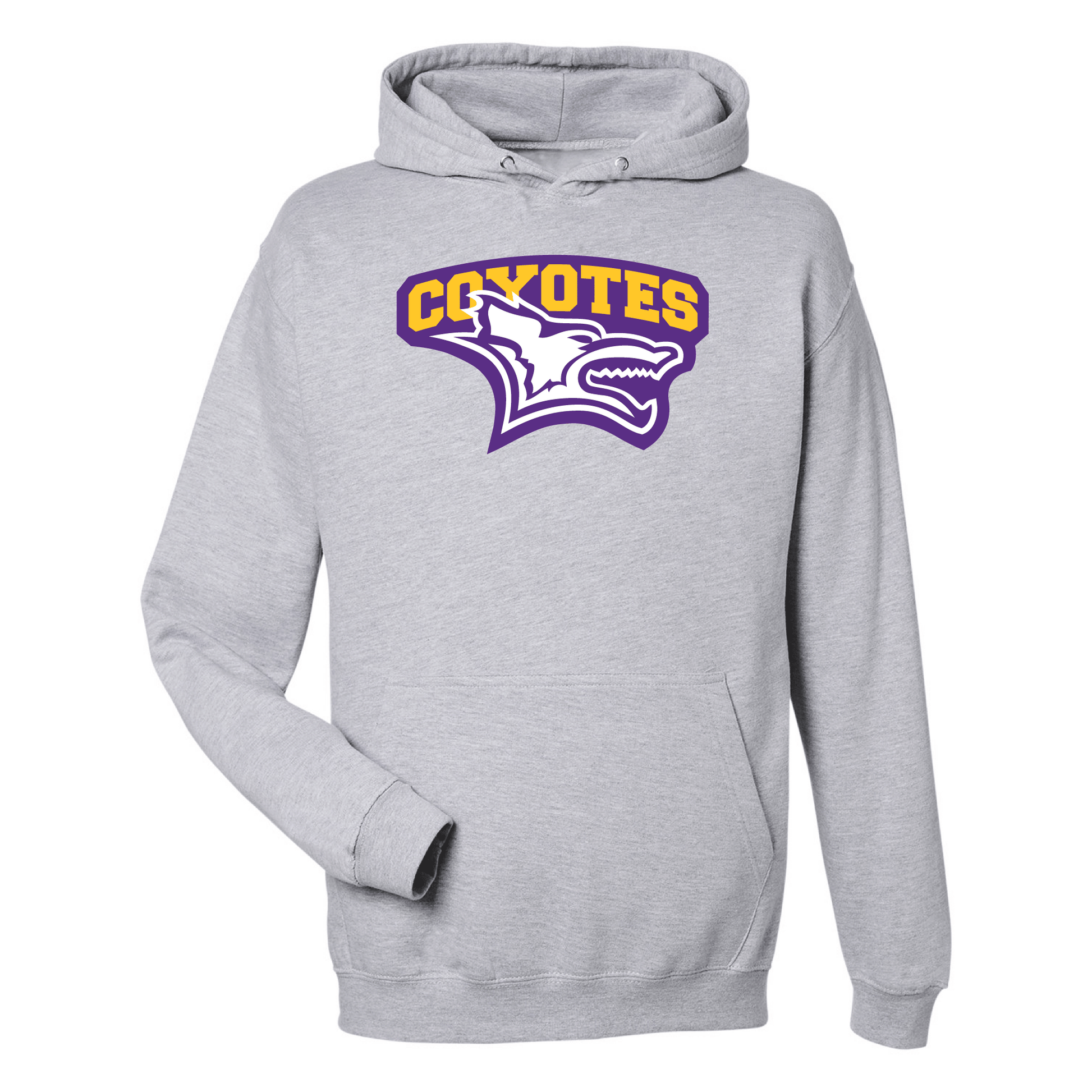 Kansas Wesleyan University Coyotes Jumbo Logo Hooded Sweatshirt