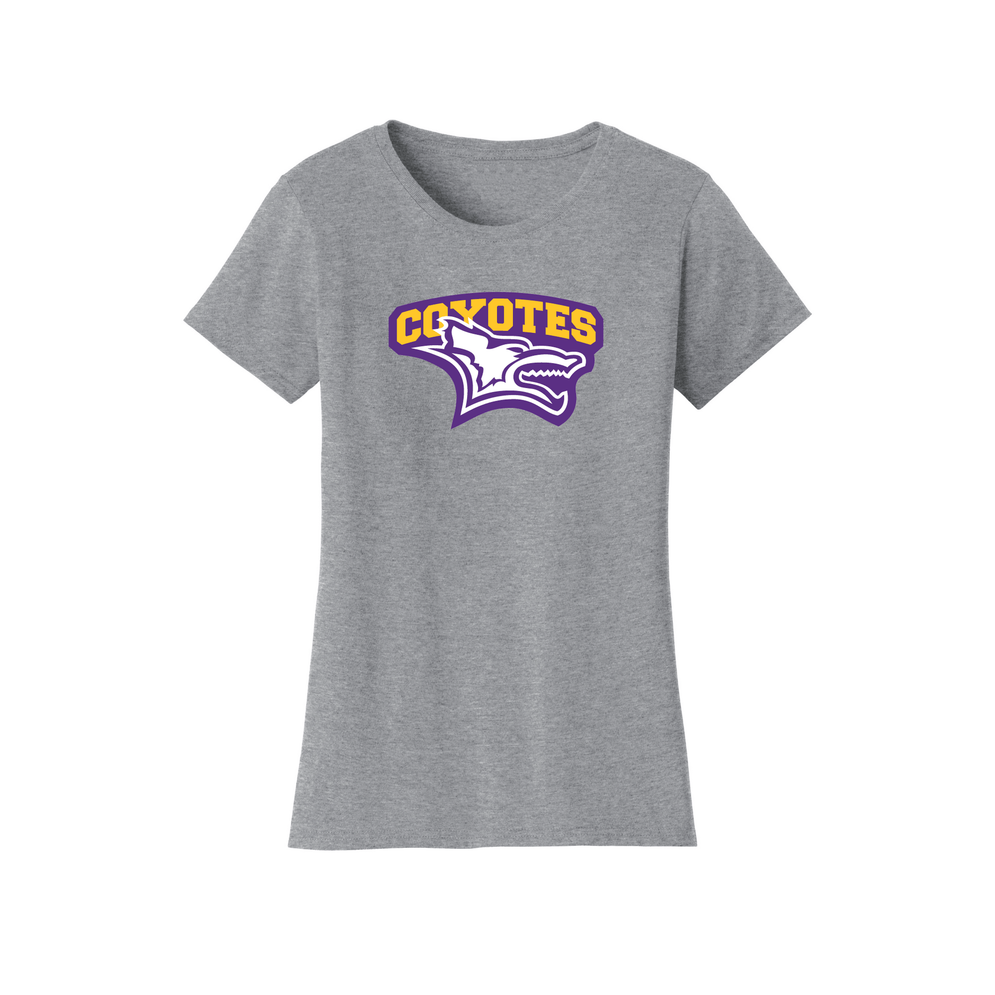 Kansas Wesleyan University Coyotes Jumbo Logo Womens T-Shirt